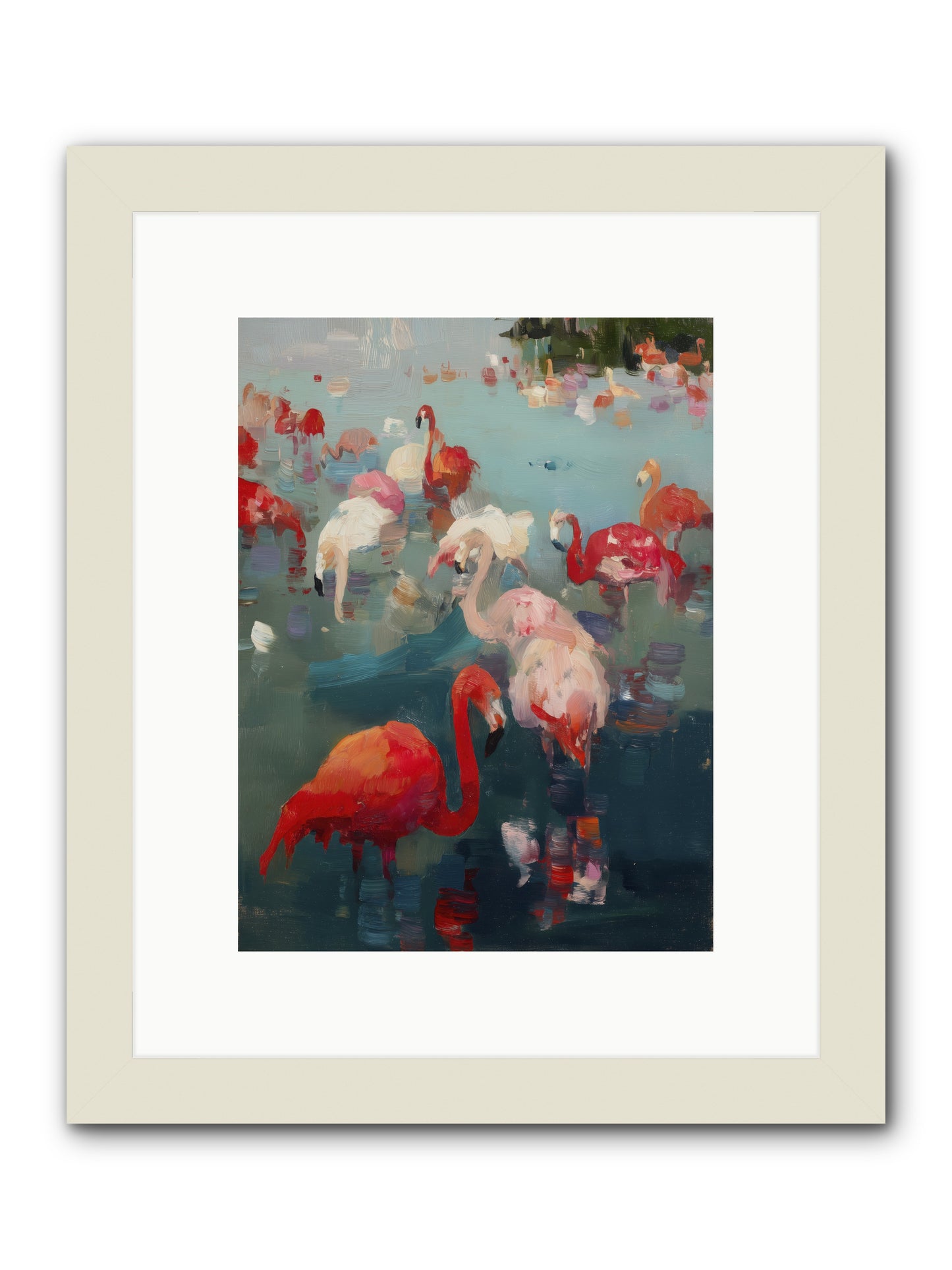 Serene Passage -- Framed Print - White 9x12