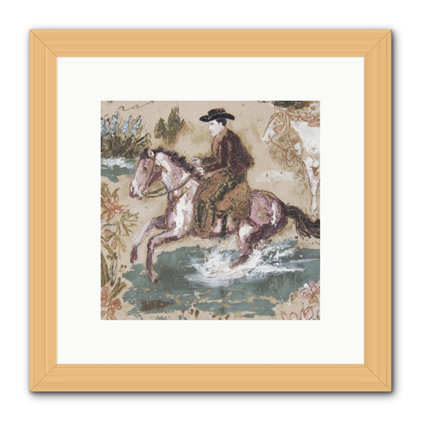 Serpentine Way -- Framed Print - Natural 10x10