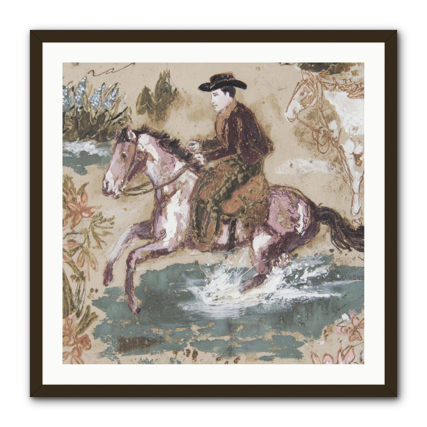 Serpentine Way -- Framed Print - Black 30x30