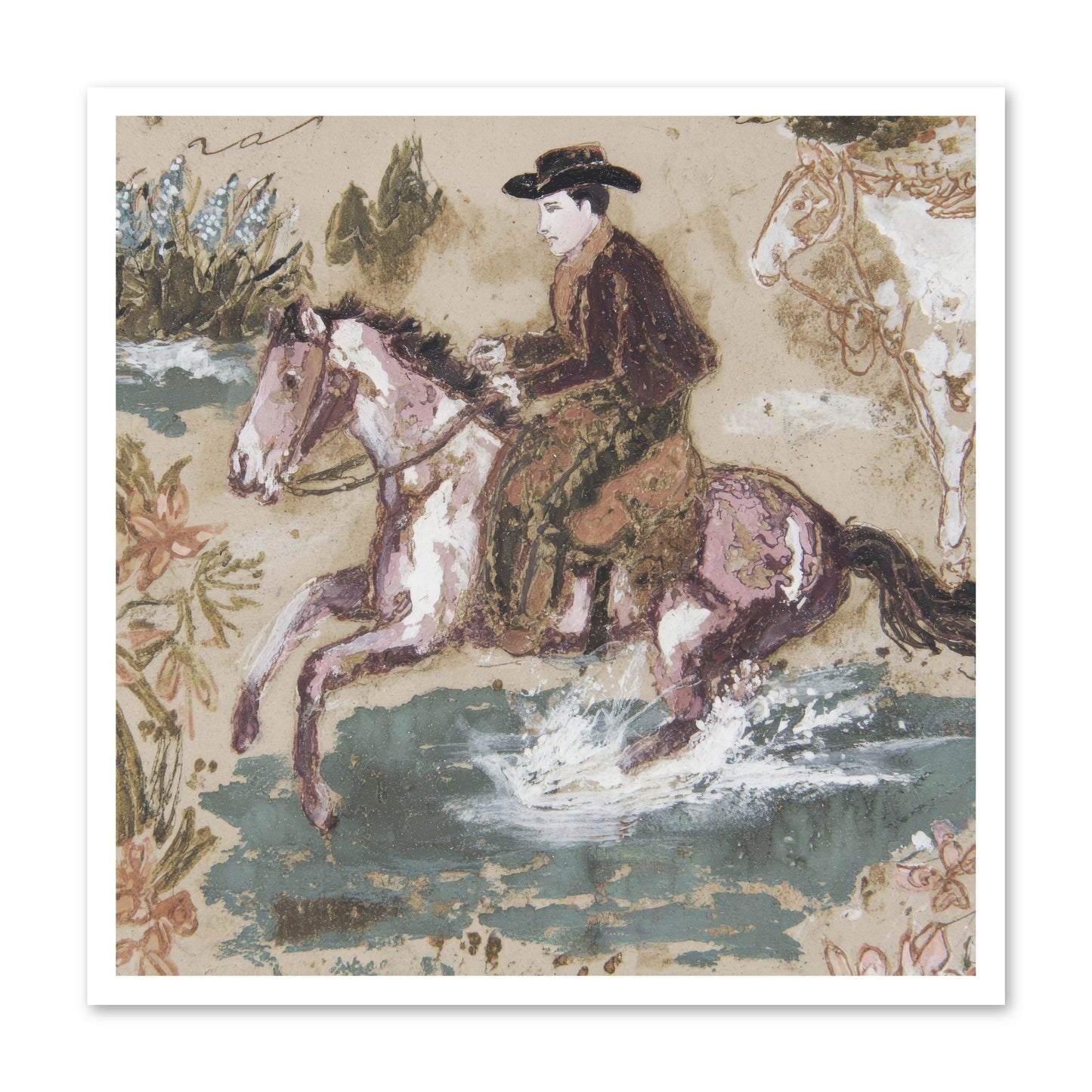Serpentine Way -- Loose Canvas Print 30x30