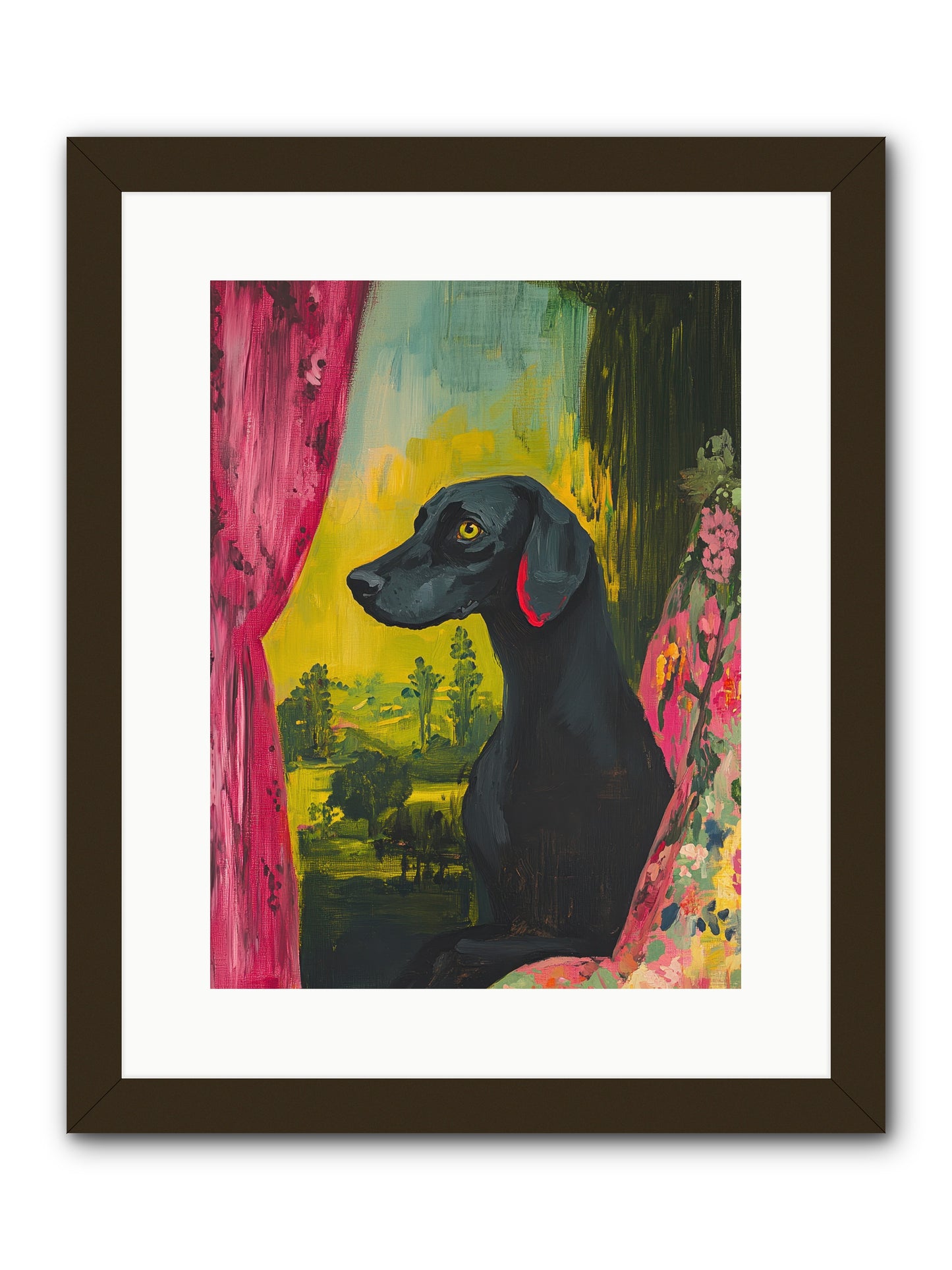 Shadow At Daybreak -- Framed Print - Black 12x16
