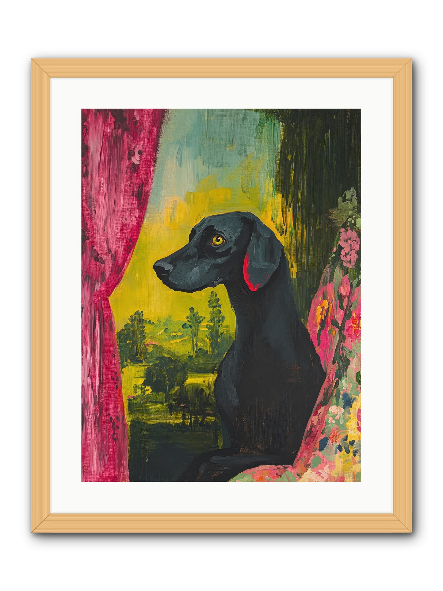 Shadow At Daybreak -- Framed Print - Natural 18x24