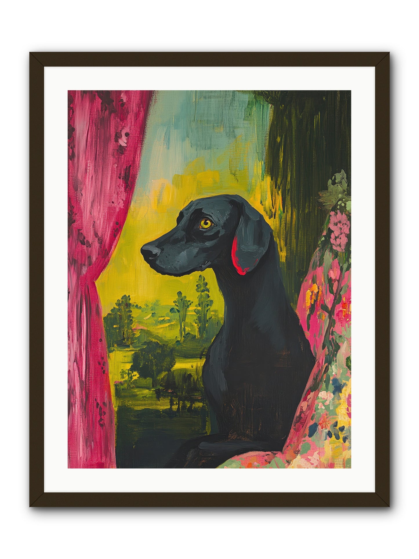Shadow At Daybreak -- Framed Print - Black 24x32