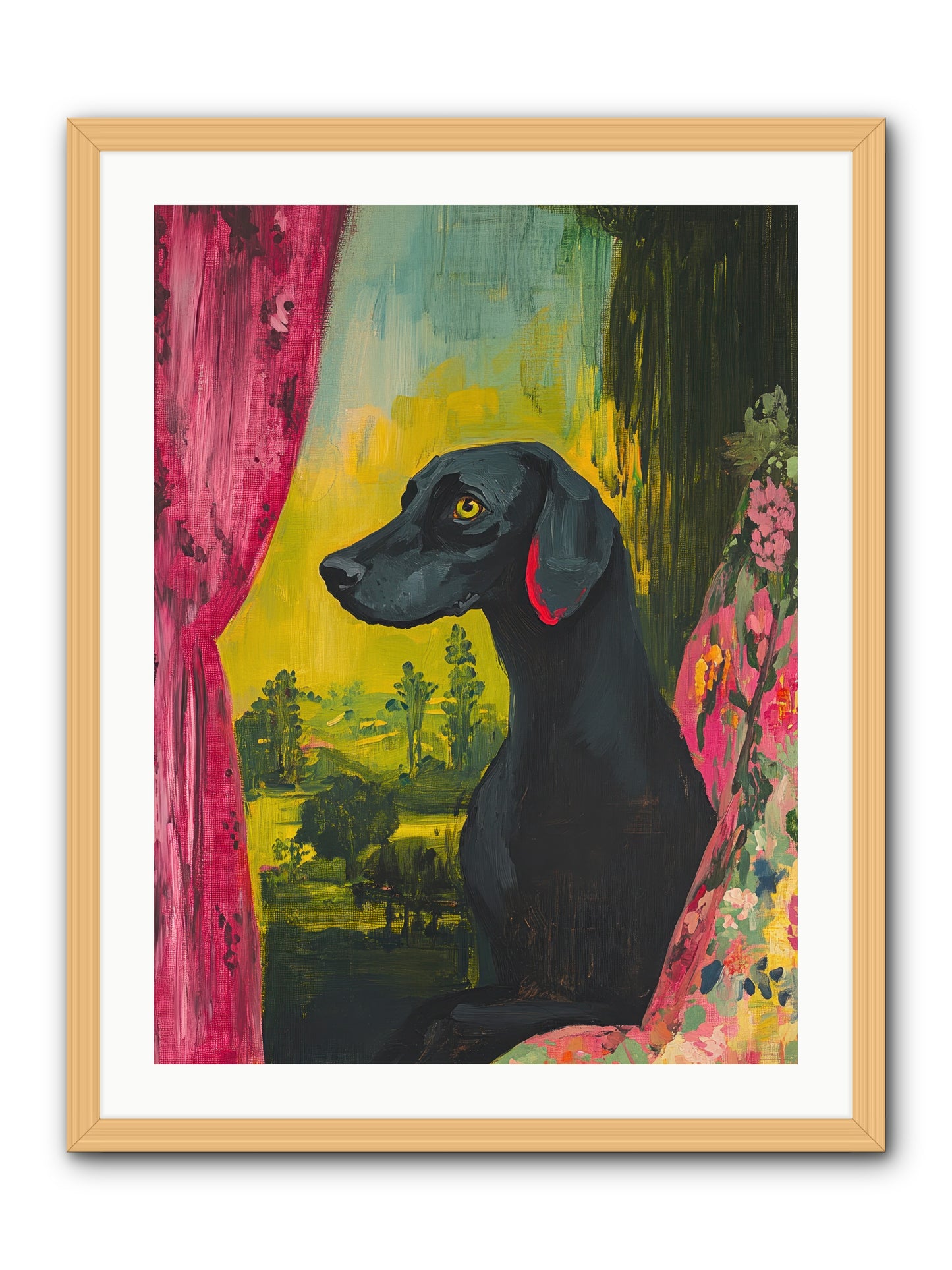 Shadow At Daybreak -- Framed Print - Natural 24x32