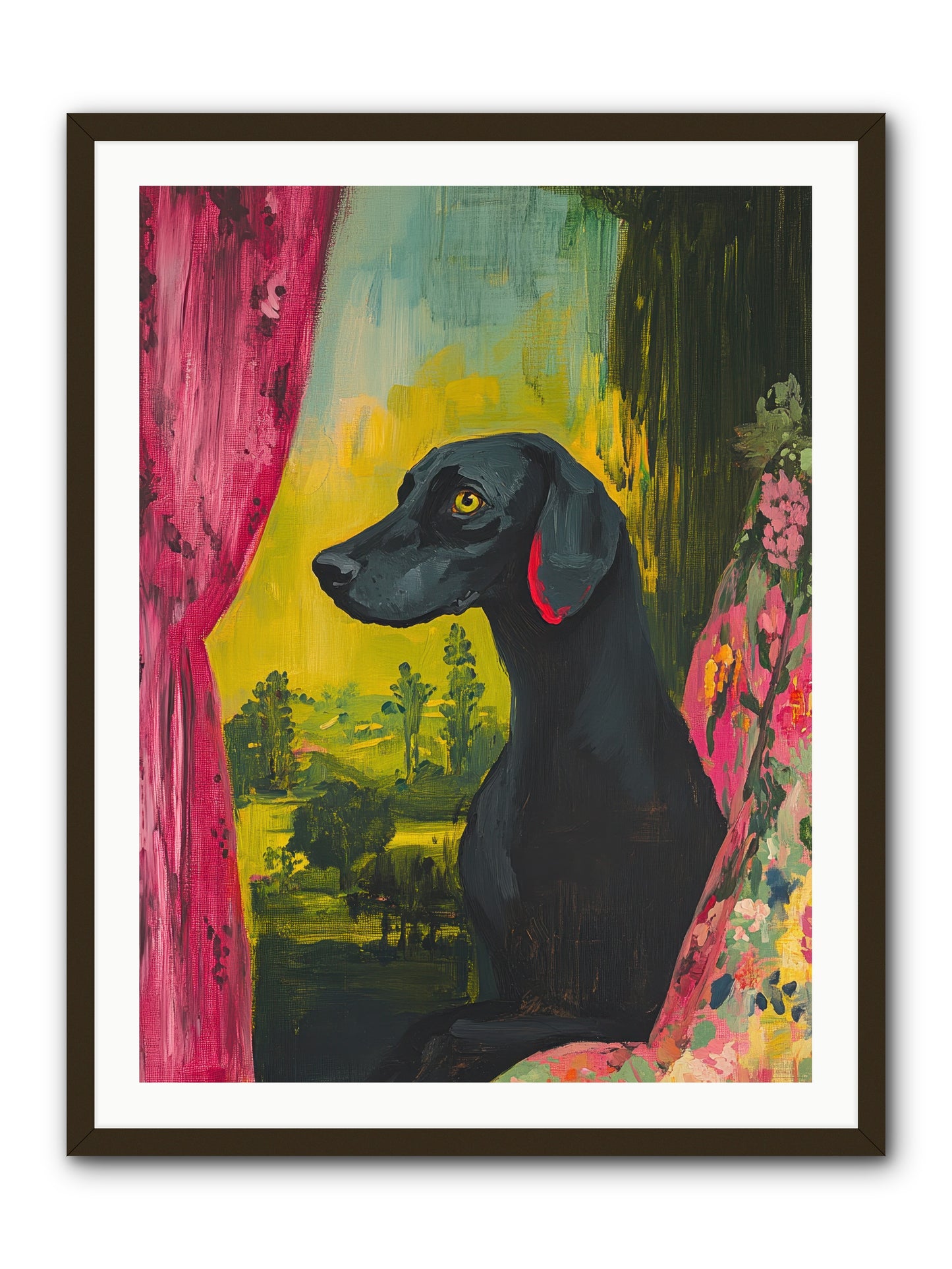 Shadow At Daybreak -- Framed Print - Black 30x40