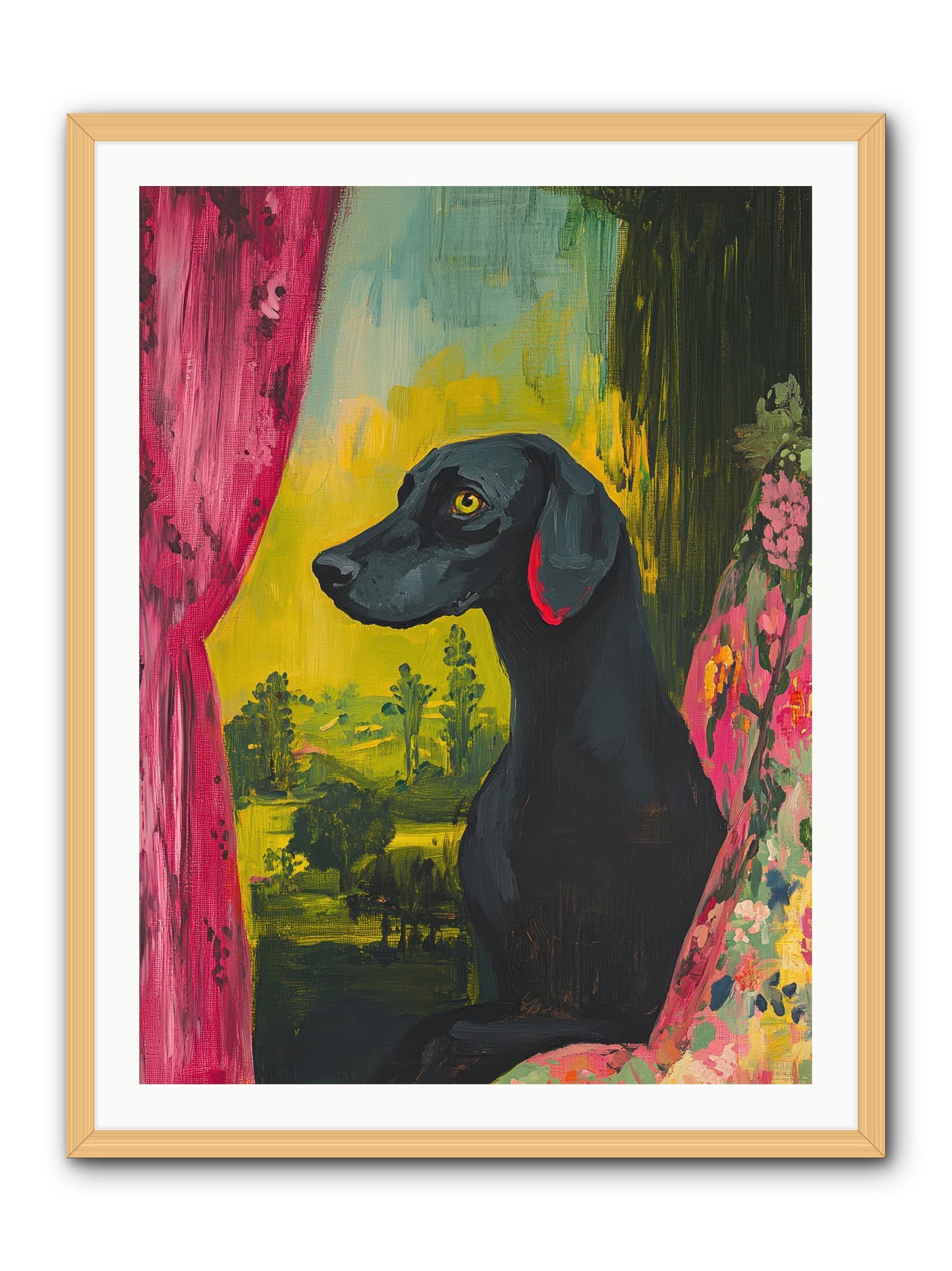Shadow At Daybreak -- Framed Print - Natural 30x40