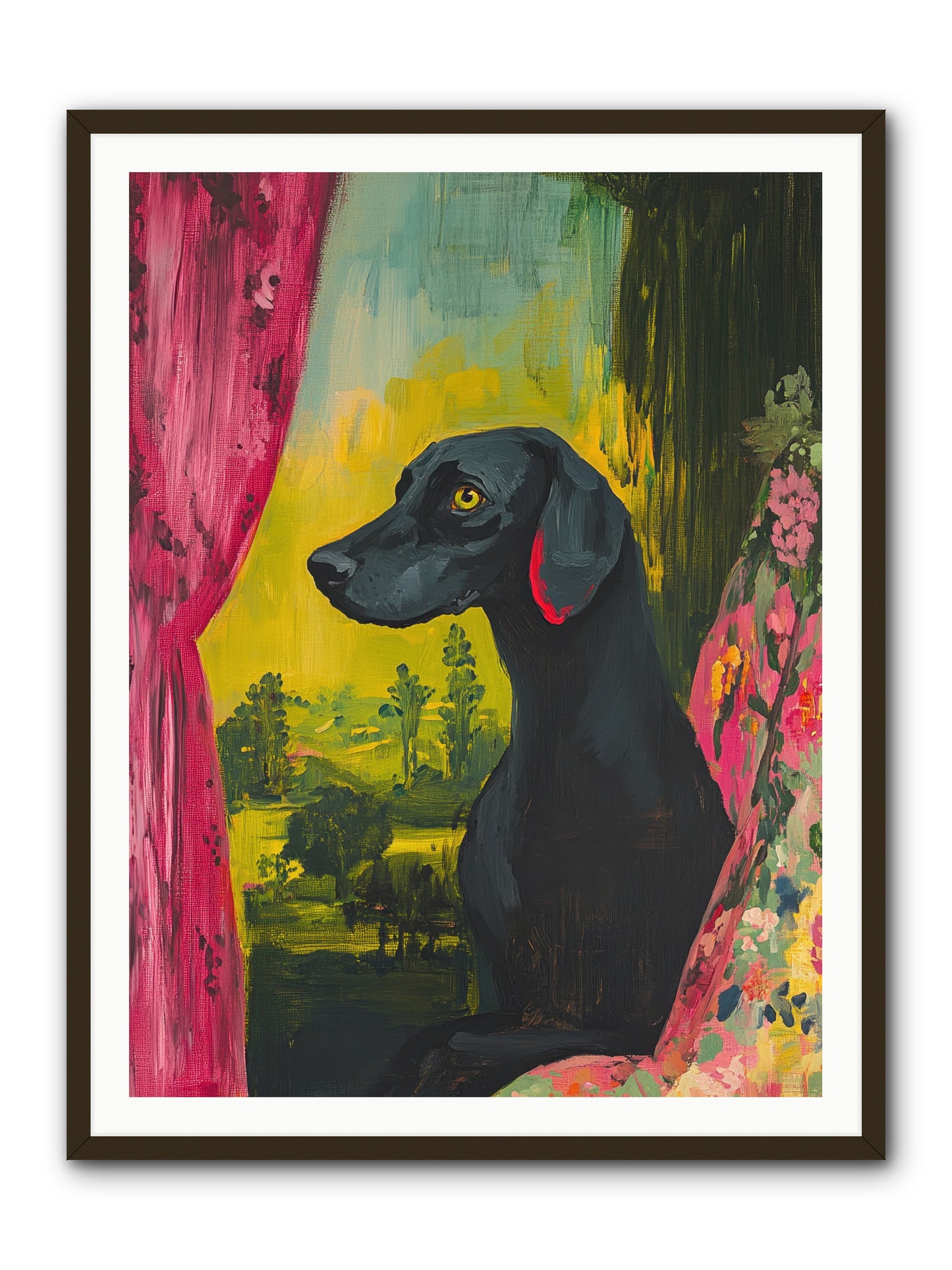 Shadow At Daybreak -- Framed Print - Black 36x48