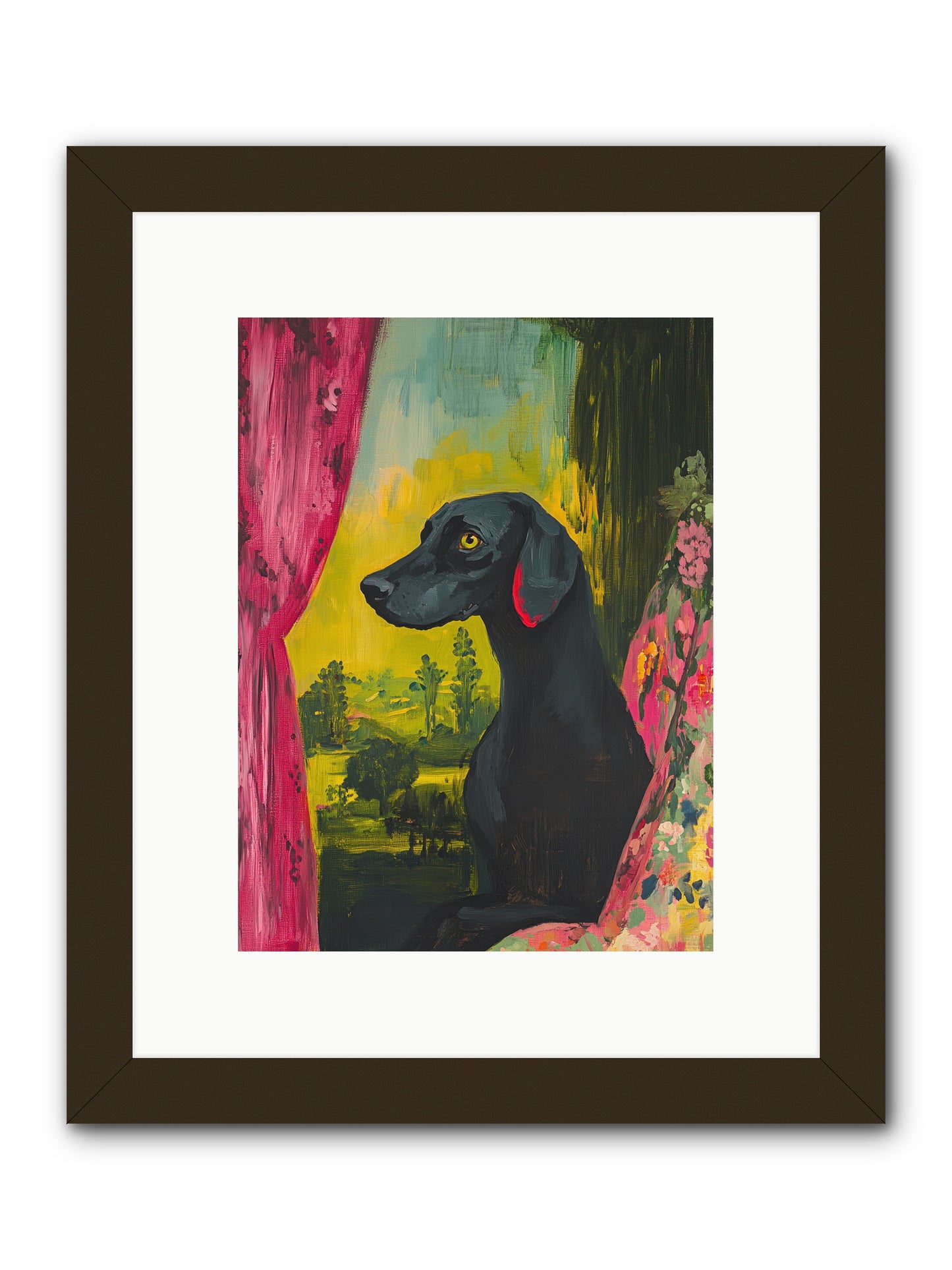 Shadow At Daybreak -- Framed Print - Black 9x12