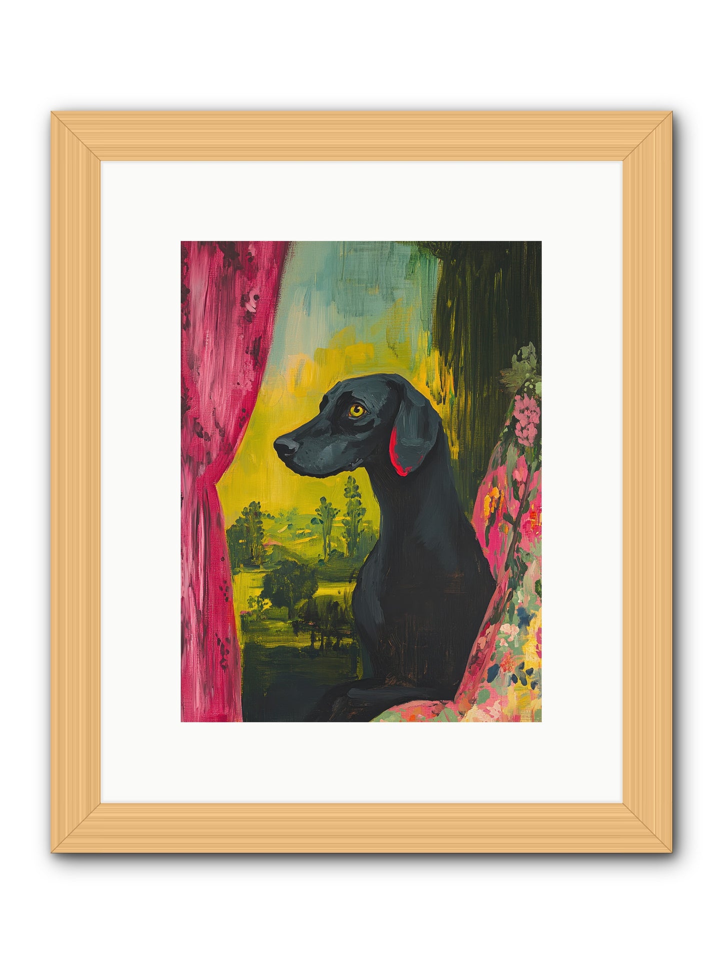 Shadow At Daybreak -- Framed Print - Natural 9x12