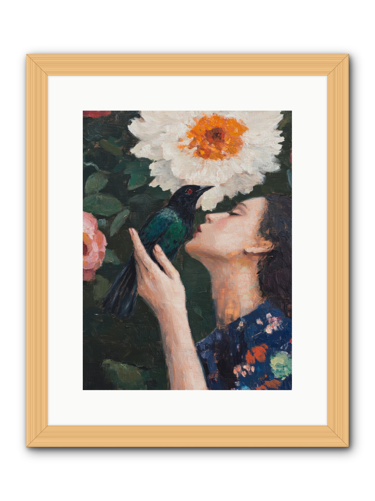 Shadow Brilliance -- Framed Print - Natural 12x16