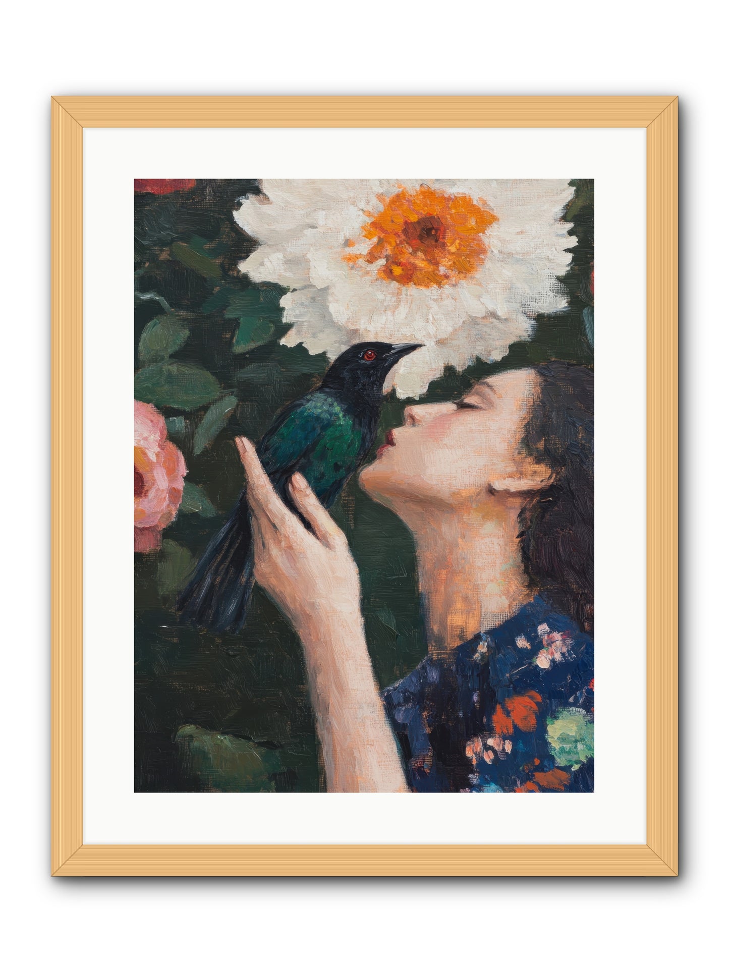 Shadow Brilliance -- Framed Print - Natural 18x24