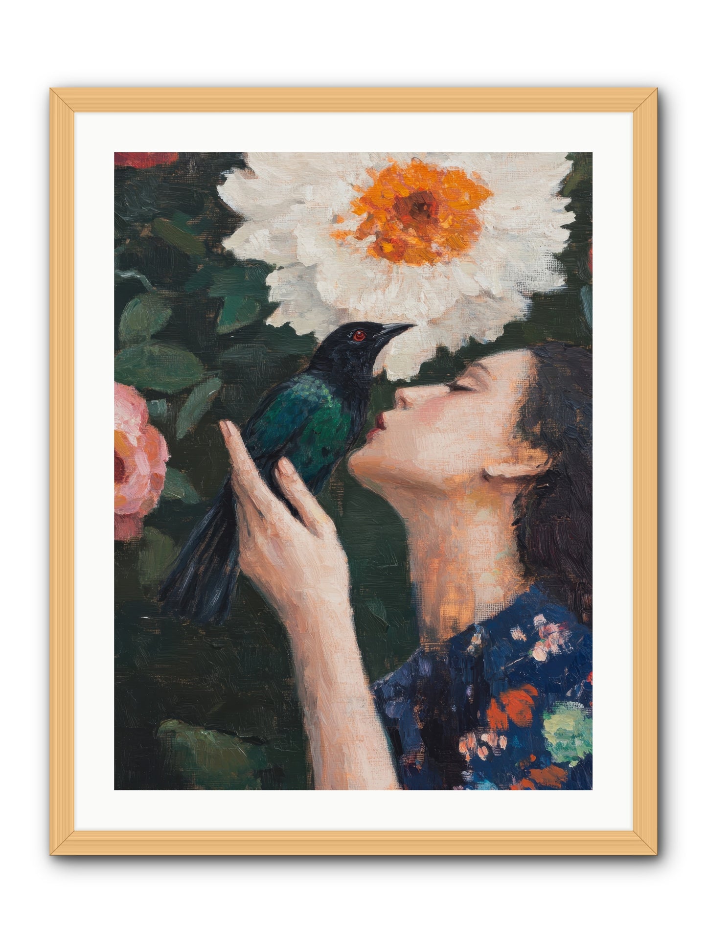 Shadow Brilliance -- Framed Print - Natural 24x32