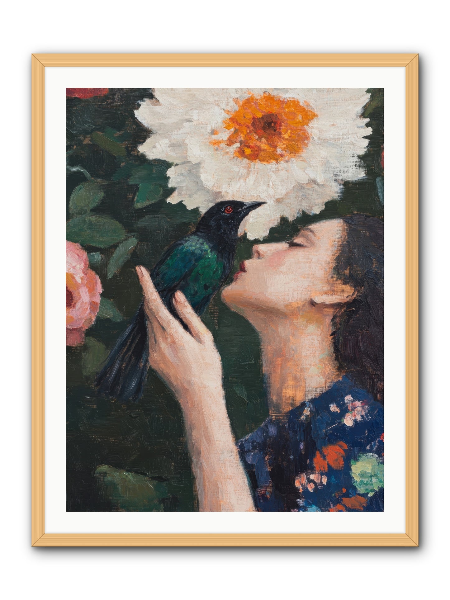 Shadow Brilliance -- Framed Print - Natural 30x40