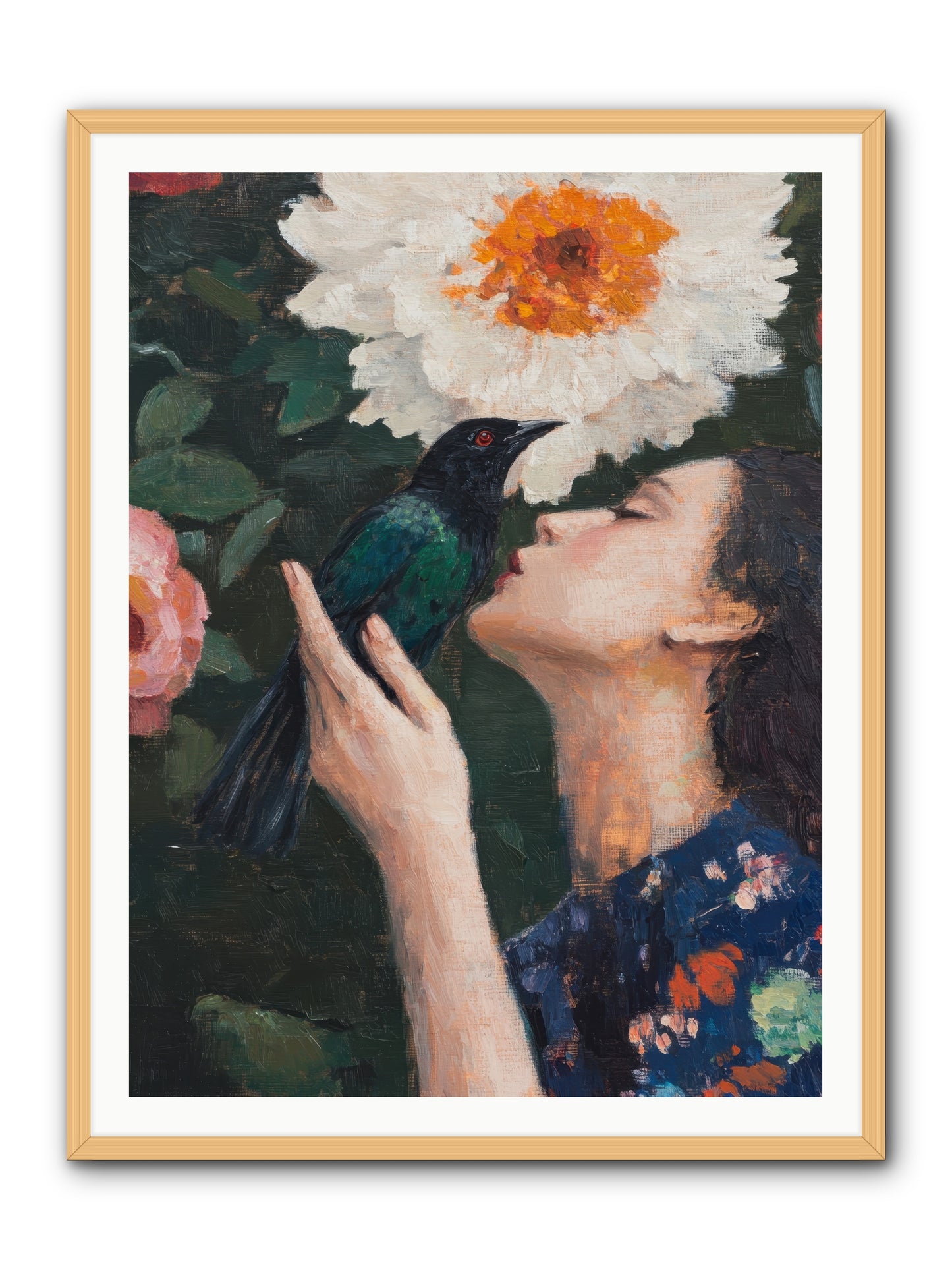 Shadow Brilliance -- Framed Print - Natural 36x48