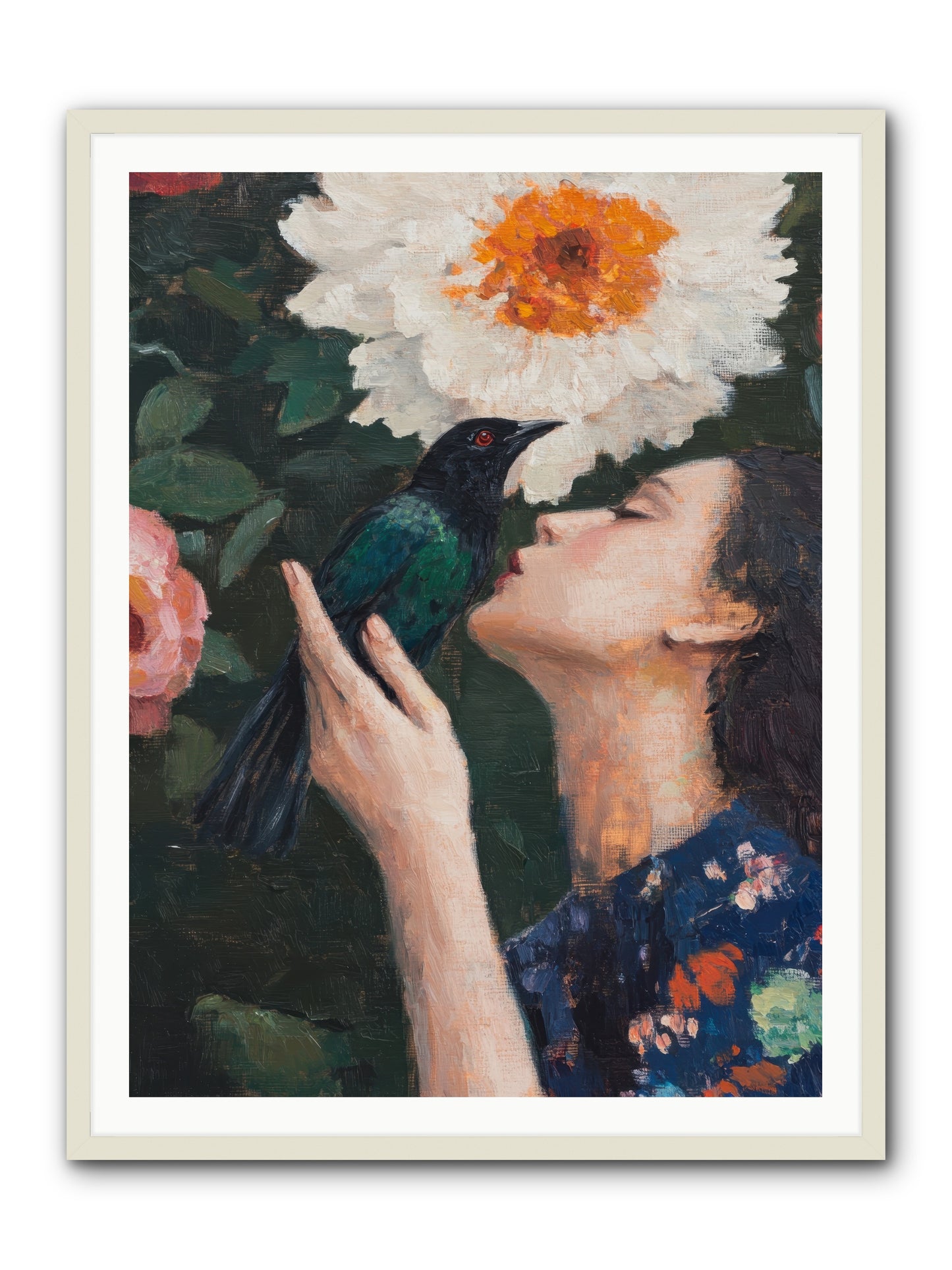 Shadow Brilliance -- Framed Print - White 36x48