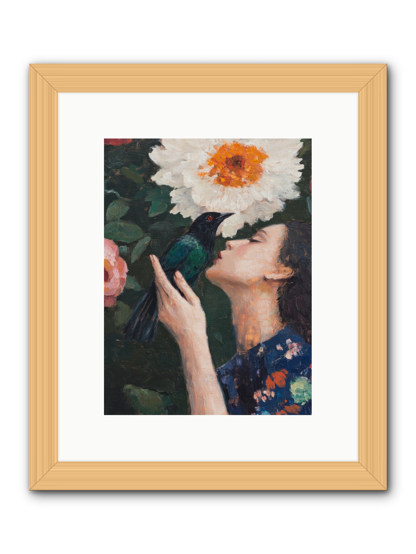 Shadow Brilliance -- Framed Print - Natural 9x12