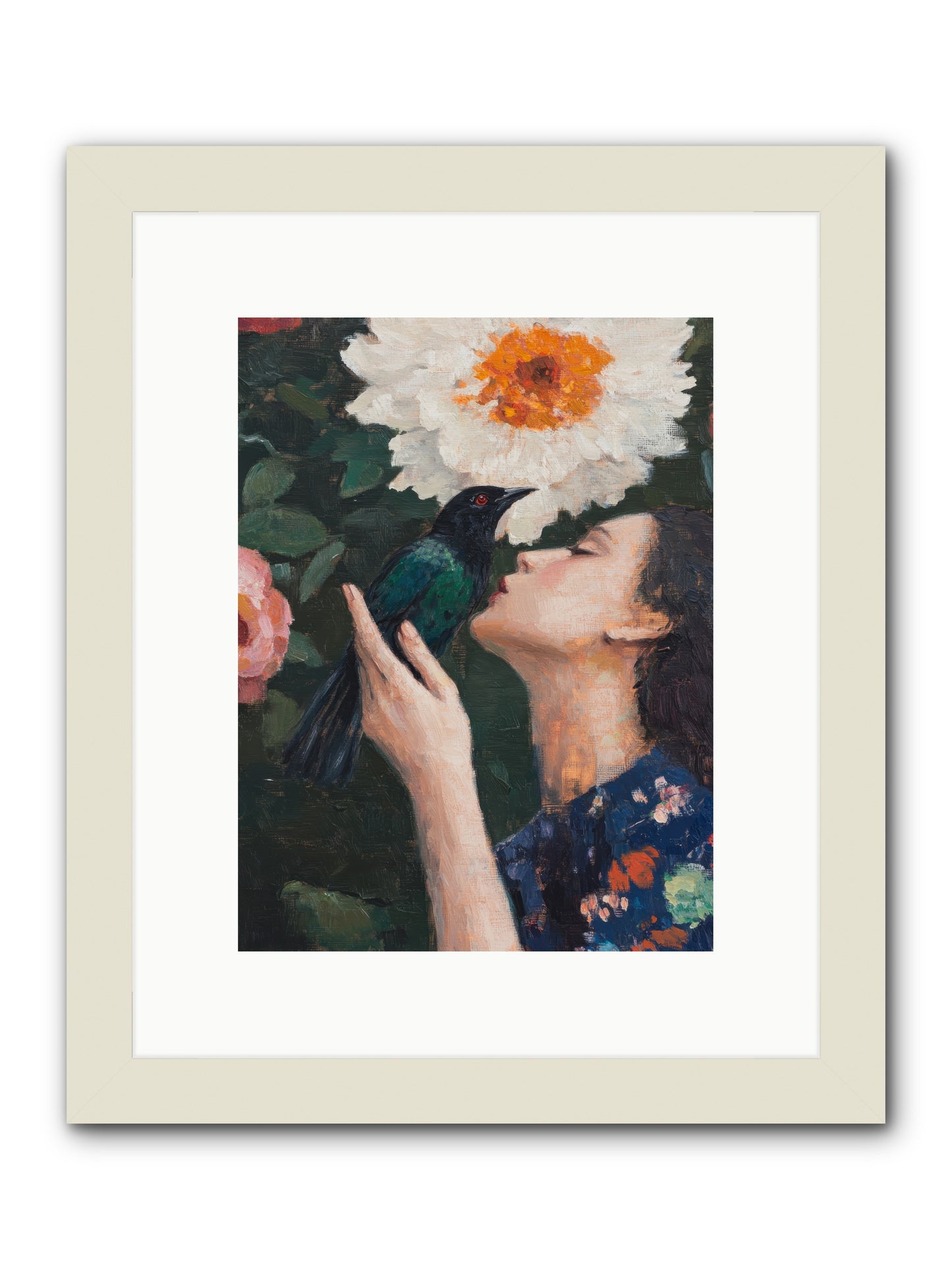 Shadow Brilliance -- Framed Print - White 9x12