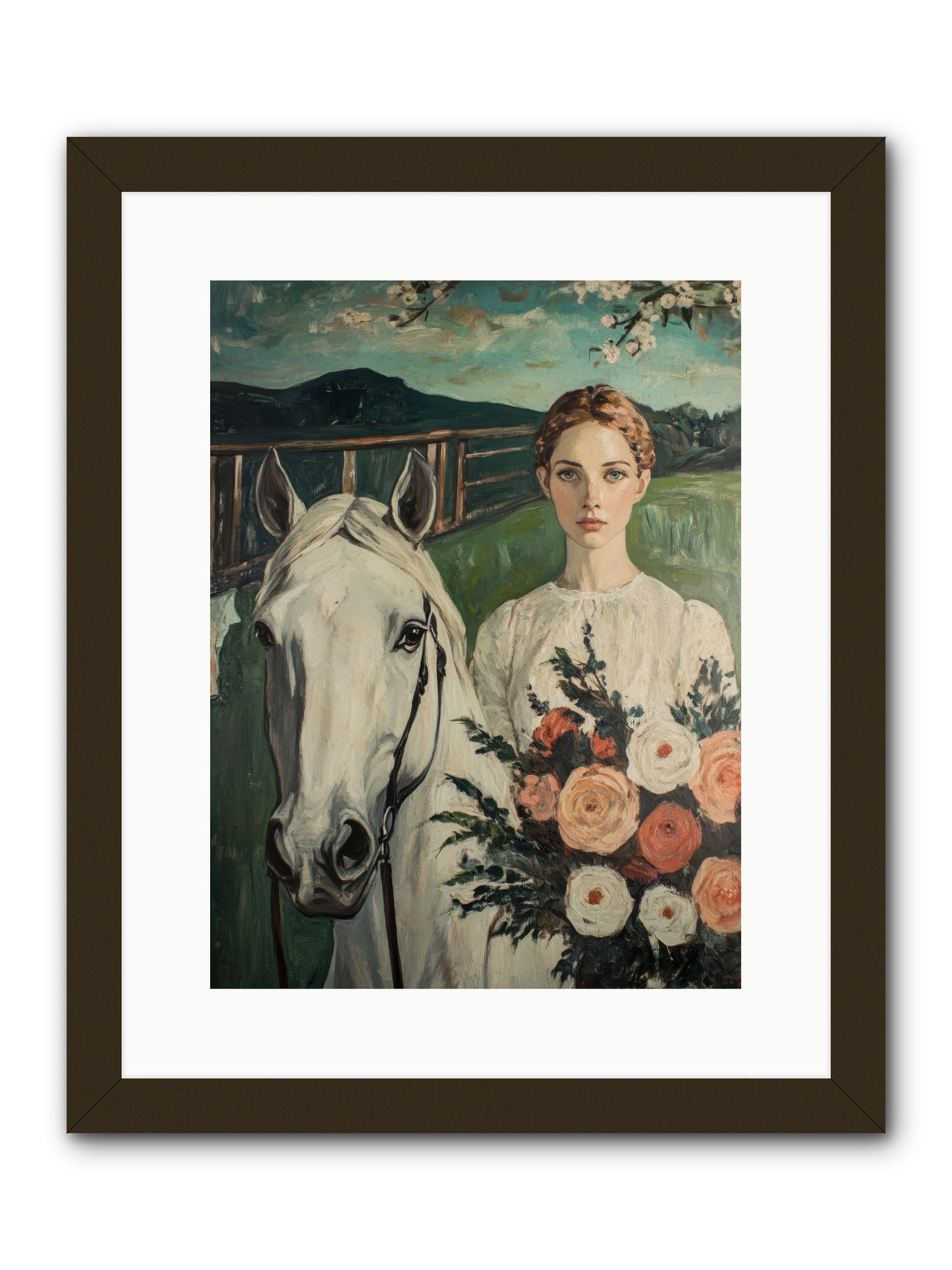 Shadow Dancer -- Framed Print - Black 12x16