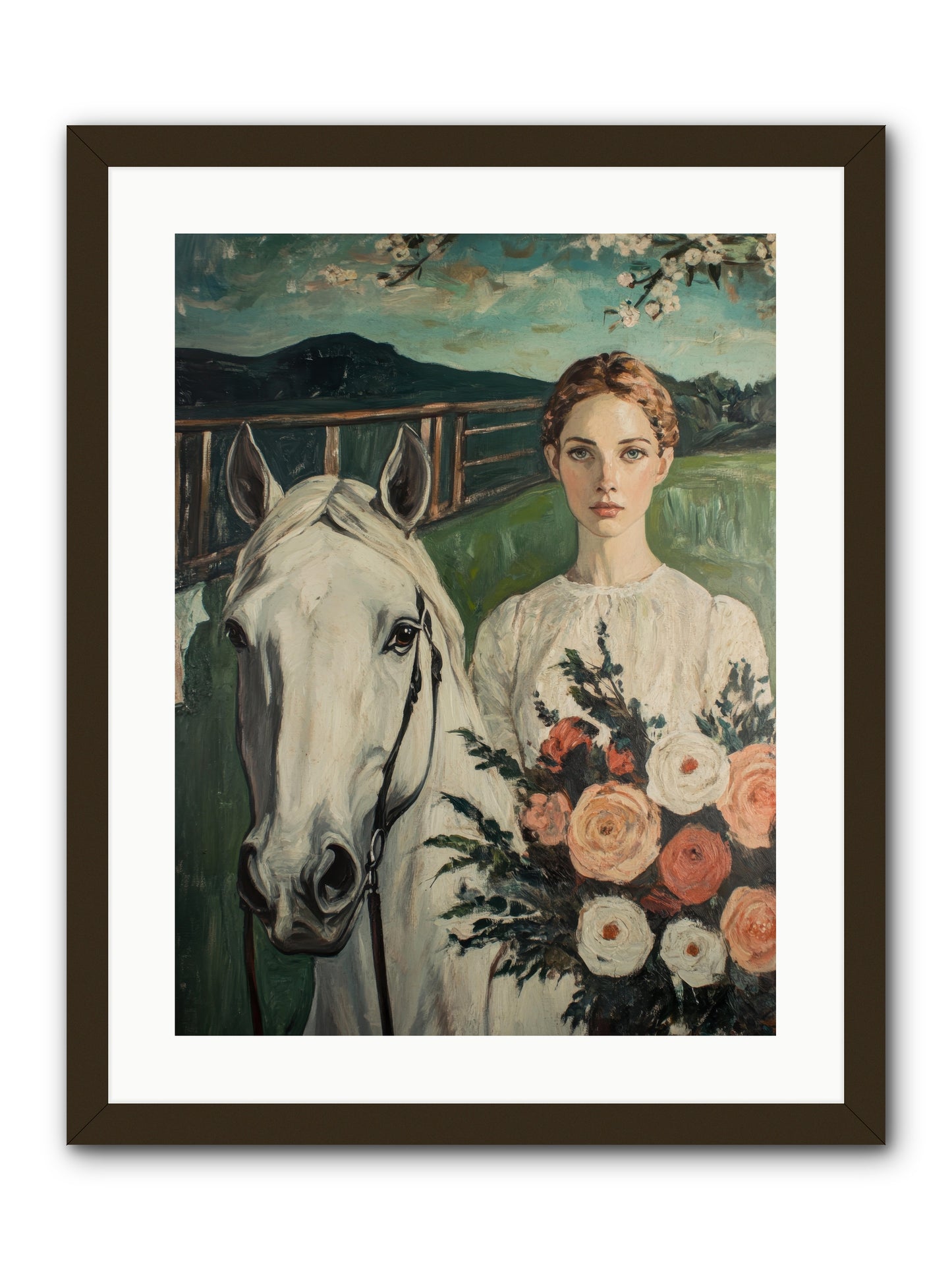 Shadow Dancer -- Framed Print - Black 18x24