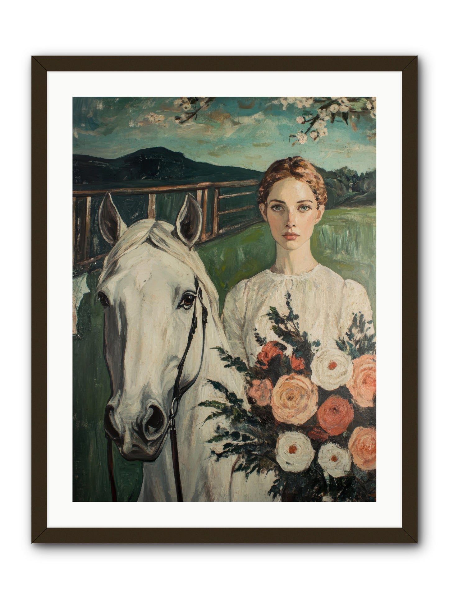 Shadow Dancer -- Framed Print - Black 24x32