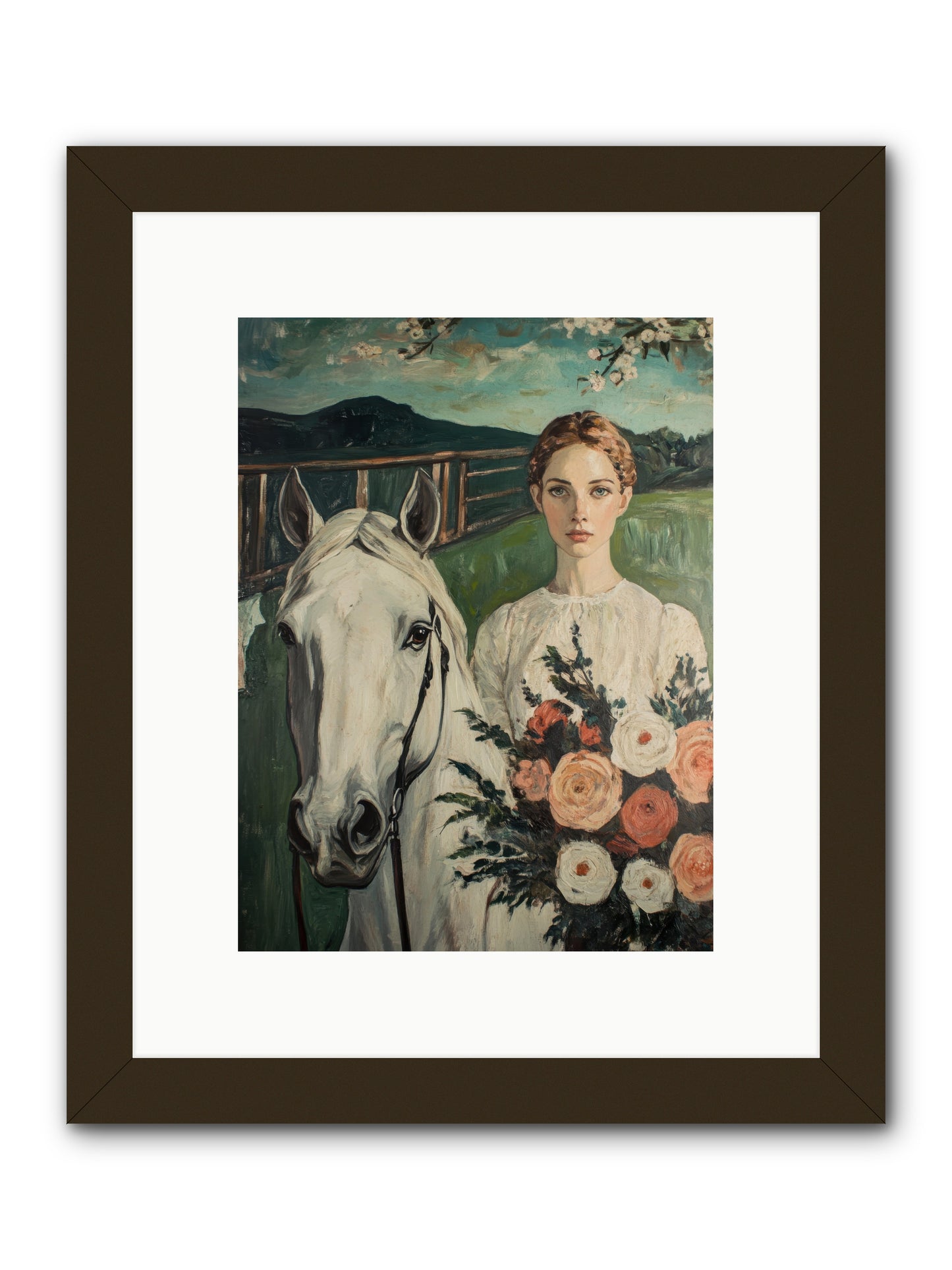 Shadow Dancer -- Framed Print - Black 9x12