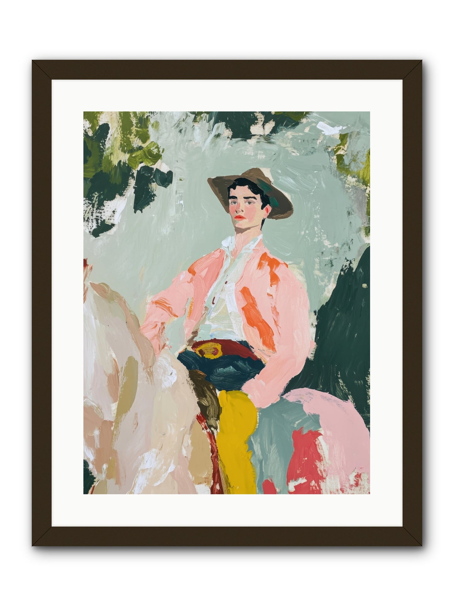 Shadow Rider -- Framed Print - Black 18x24