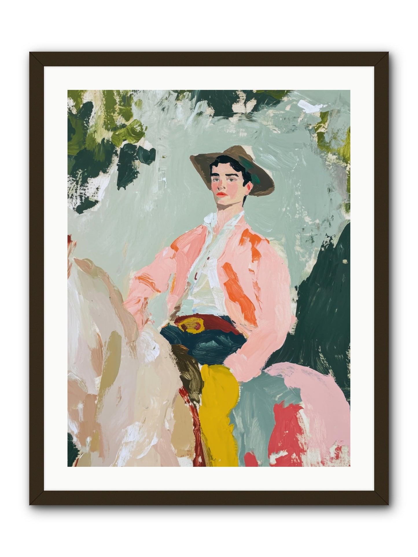 Shadow Rider -- Framed Print - Black 24x32