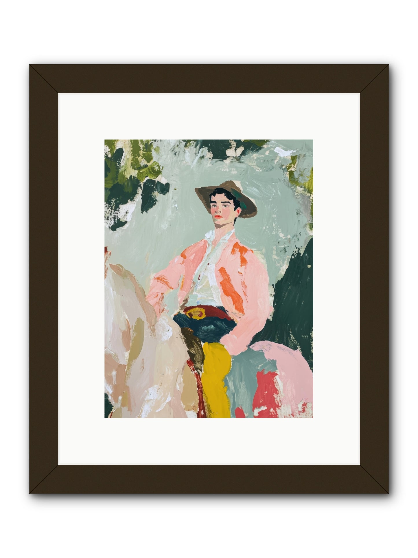 Shadow Rider -- Framed Print - Black 9x12