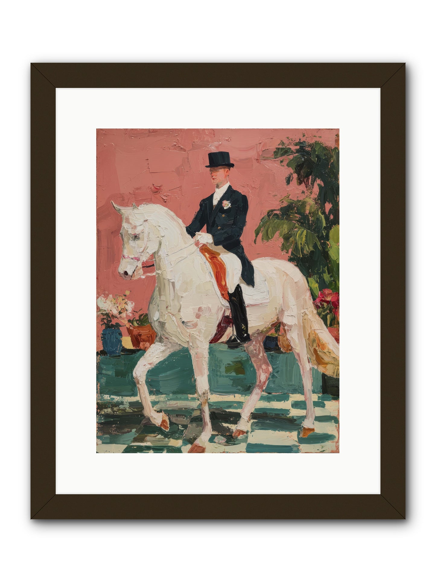 Shadows & Trust -- Framed Print - Black 12x16