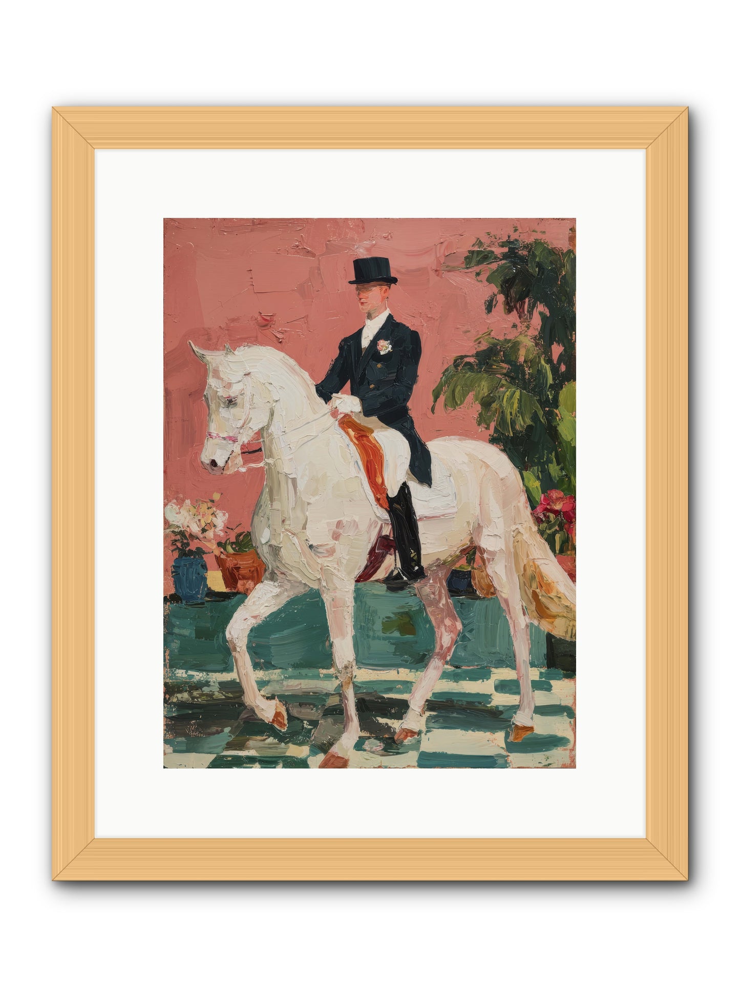 Shadows & Trust -- Framed Print - Natural 12x16