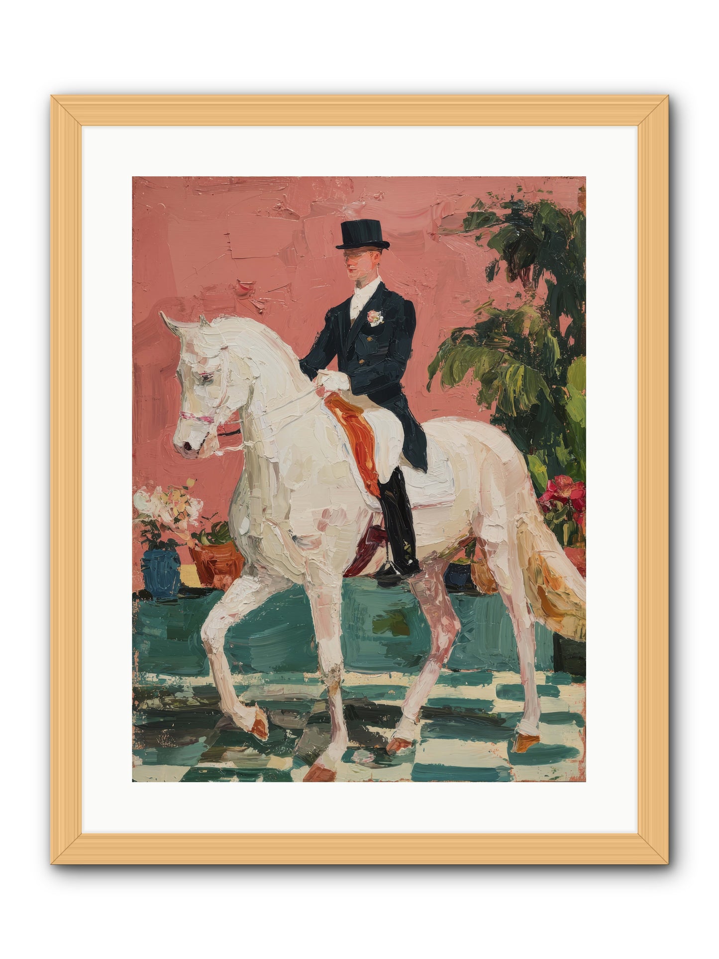 Shadows & Trust -- Framed Print - Natural 18x24