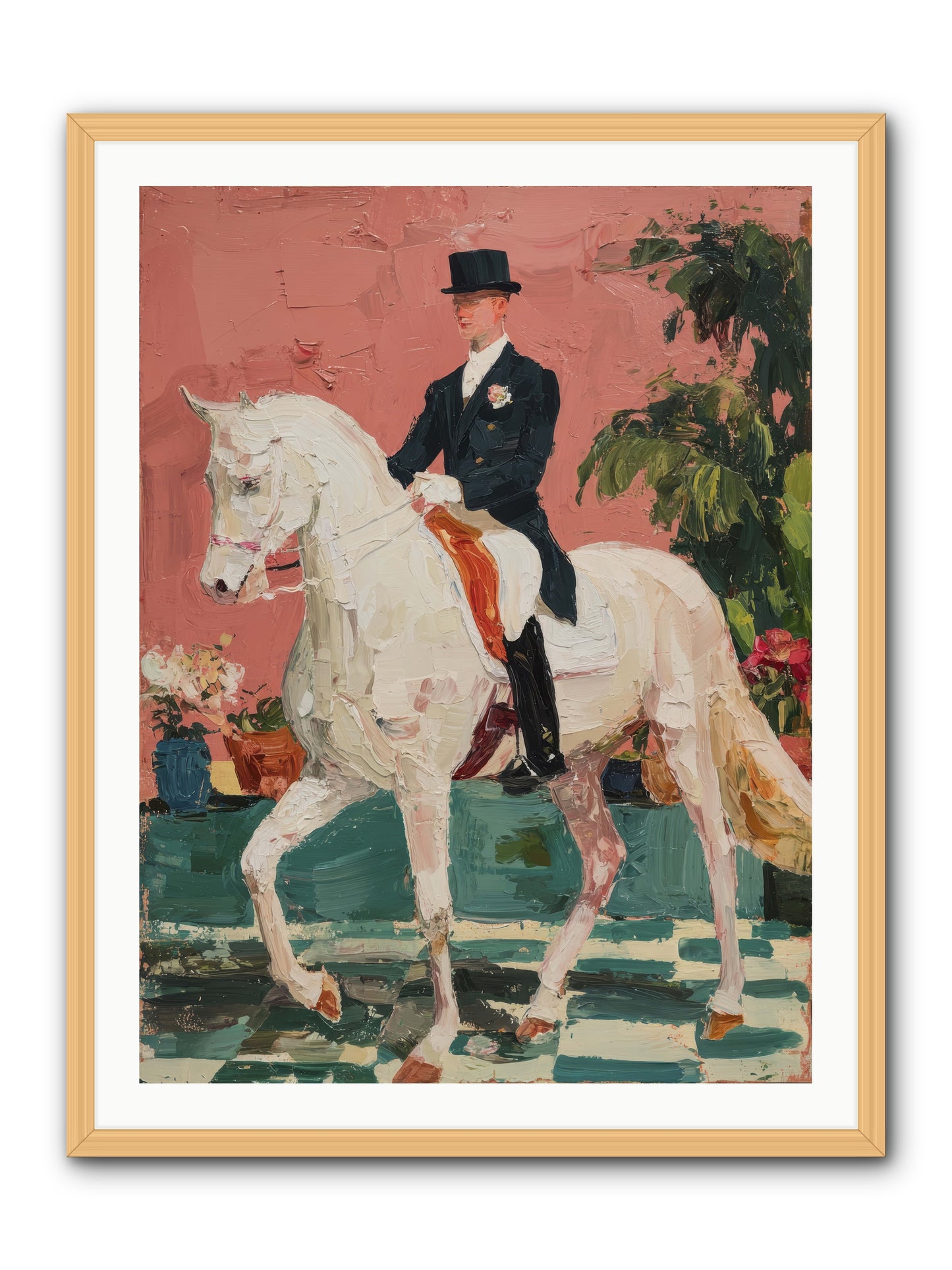 Shadows & Trust -- Framed Print - Natural 30x40