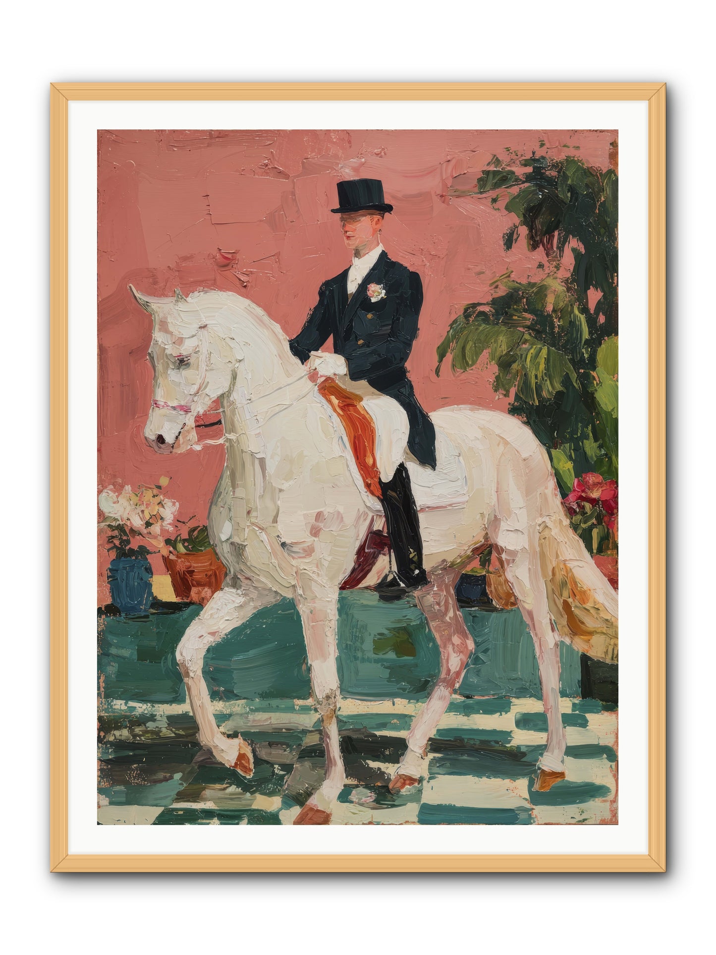 Shadows & Trust -- Framed Print - Natural 36x48