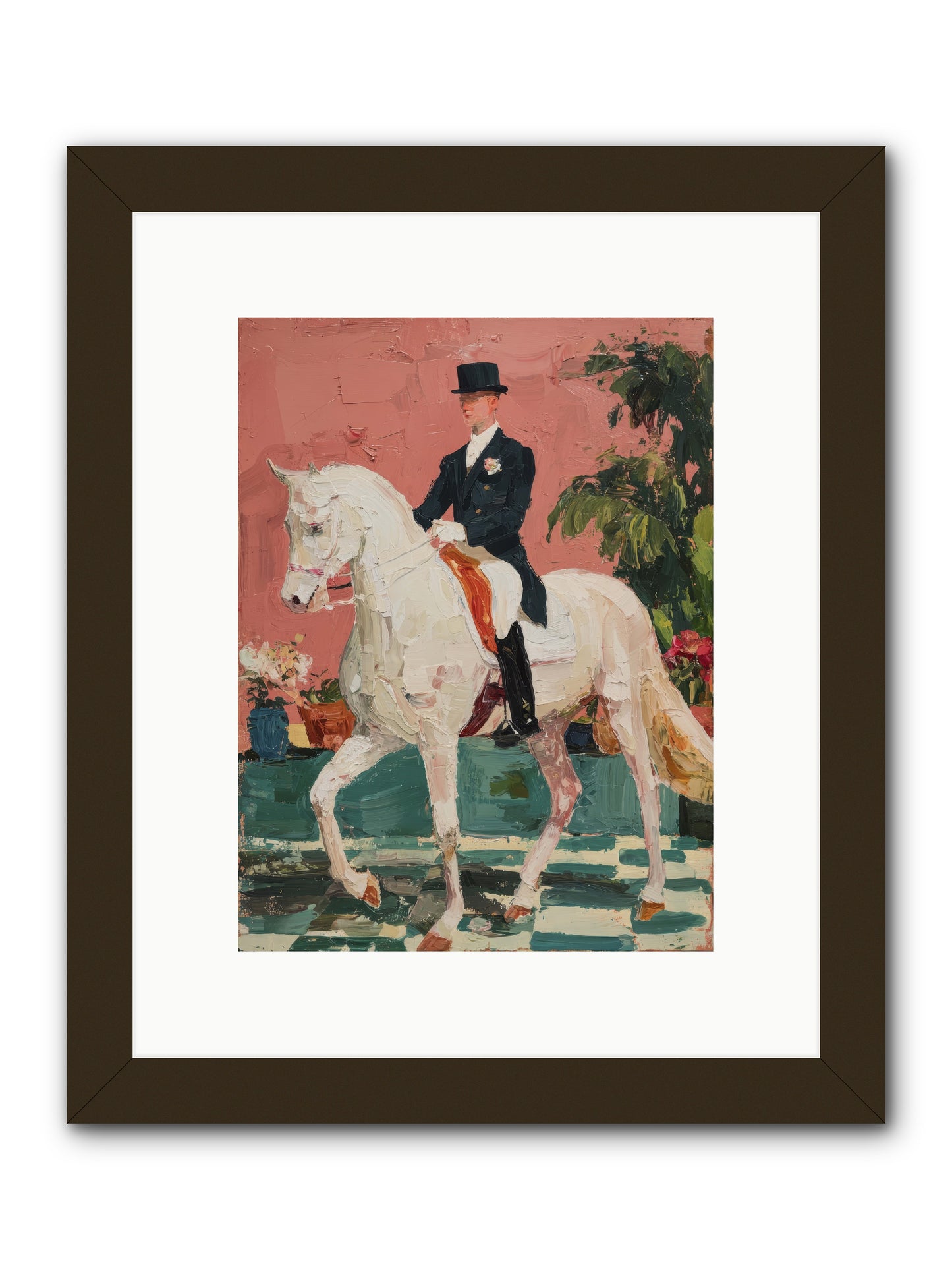 Shadows & Trust -- Framed Print - Black 9x12