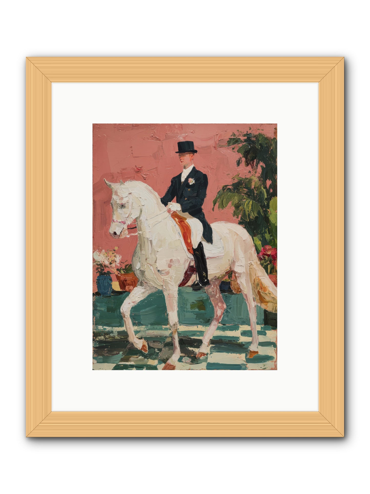 Shadows & Trust -- Framed Print - Natural 9x12