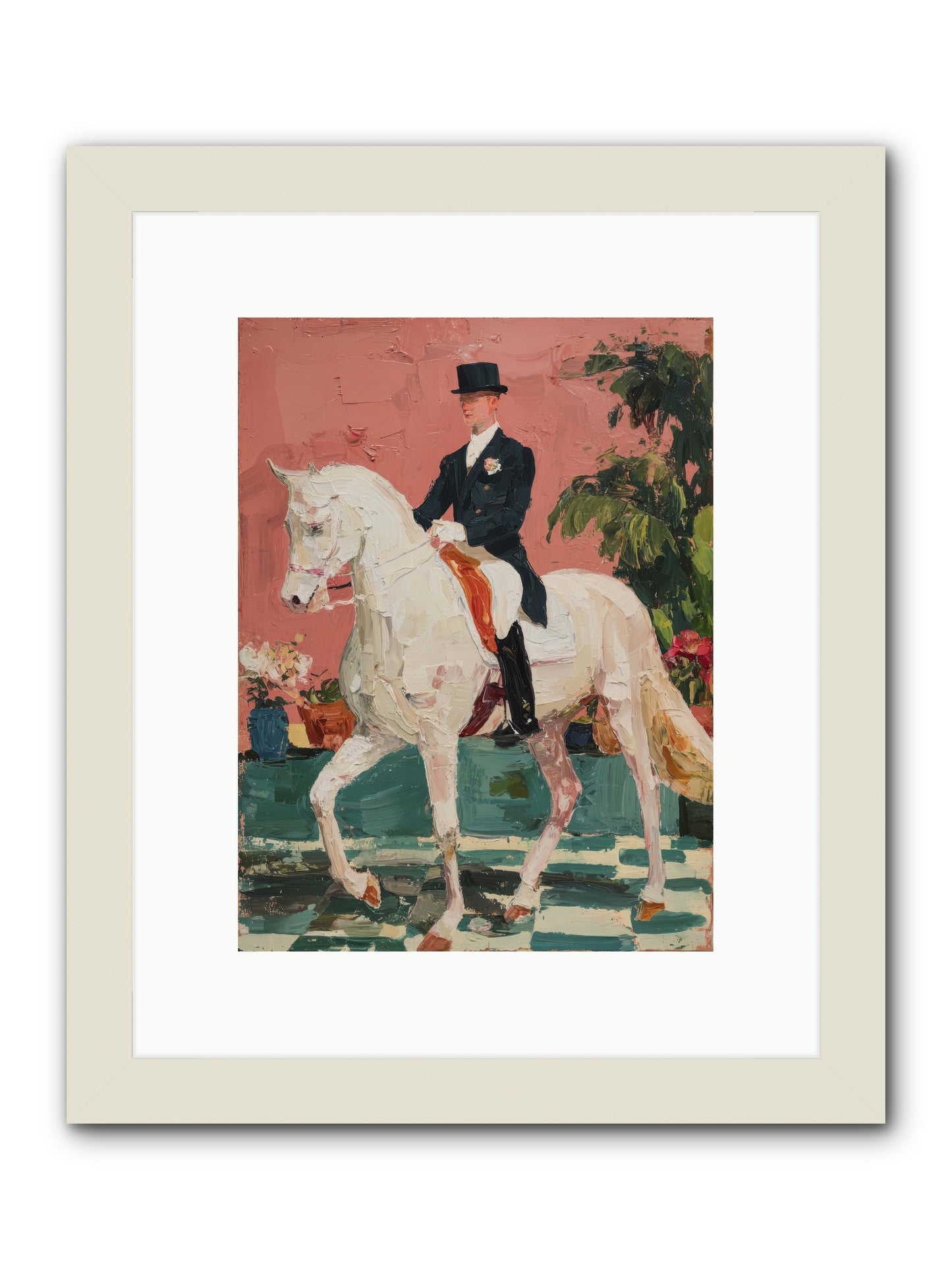 Shadows & Trust -- Framed Print - White 9x12