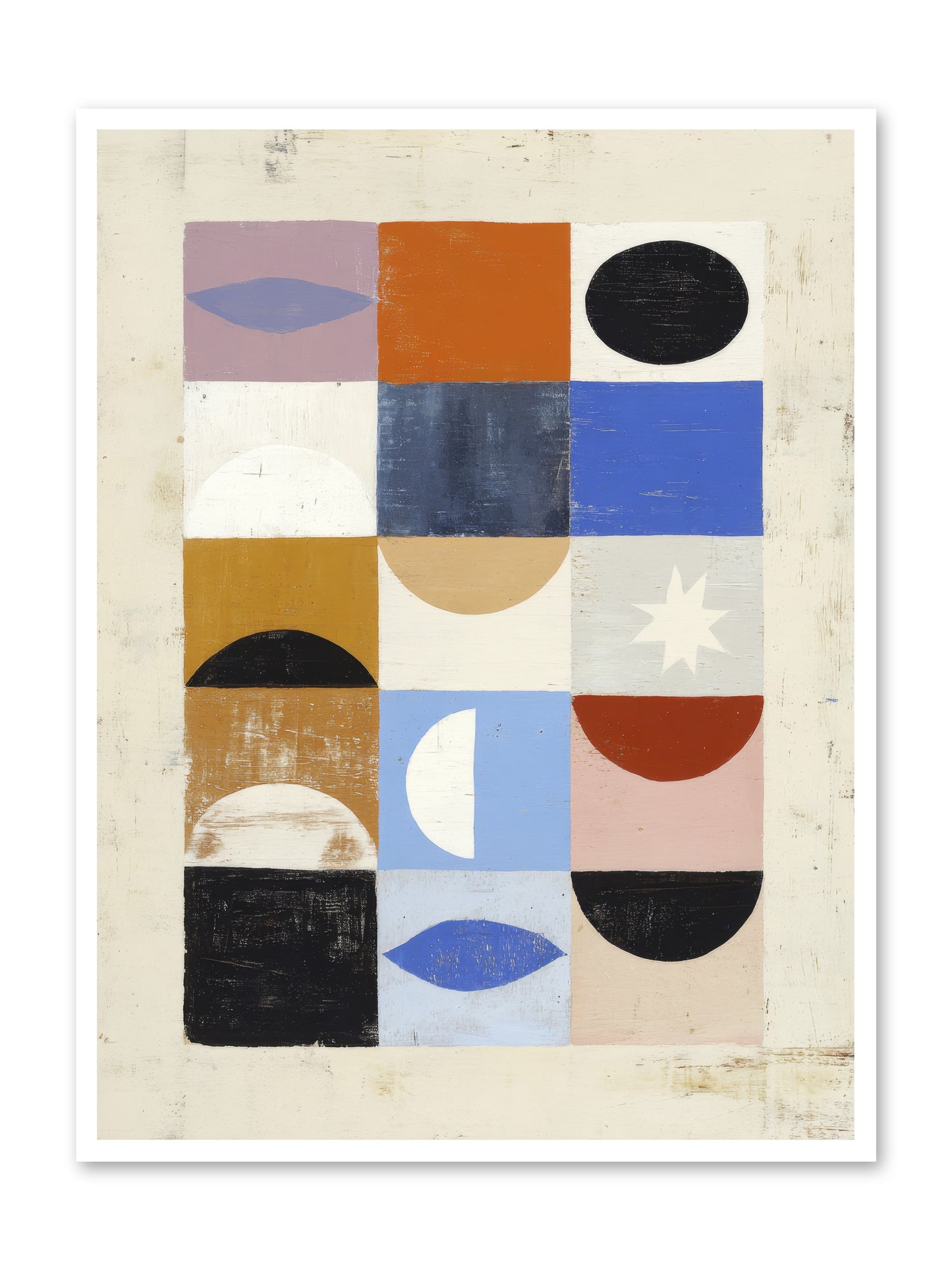Shadowsprig Mosaic -- Loose Canvas Print 36x48