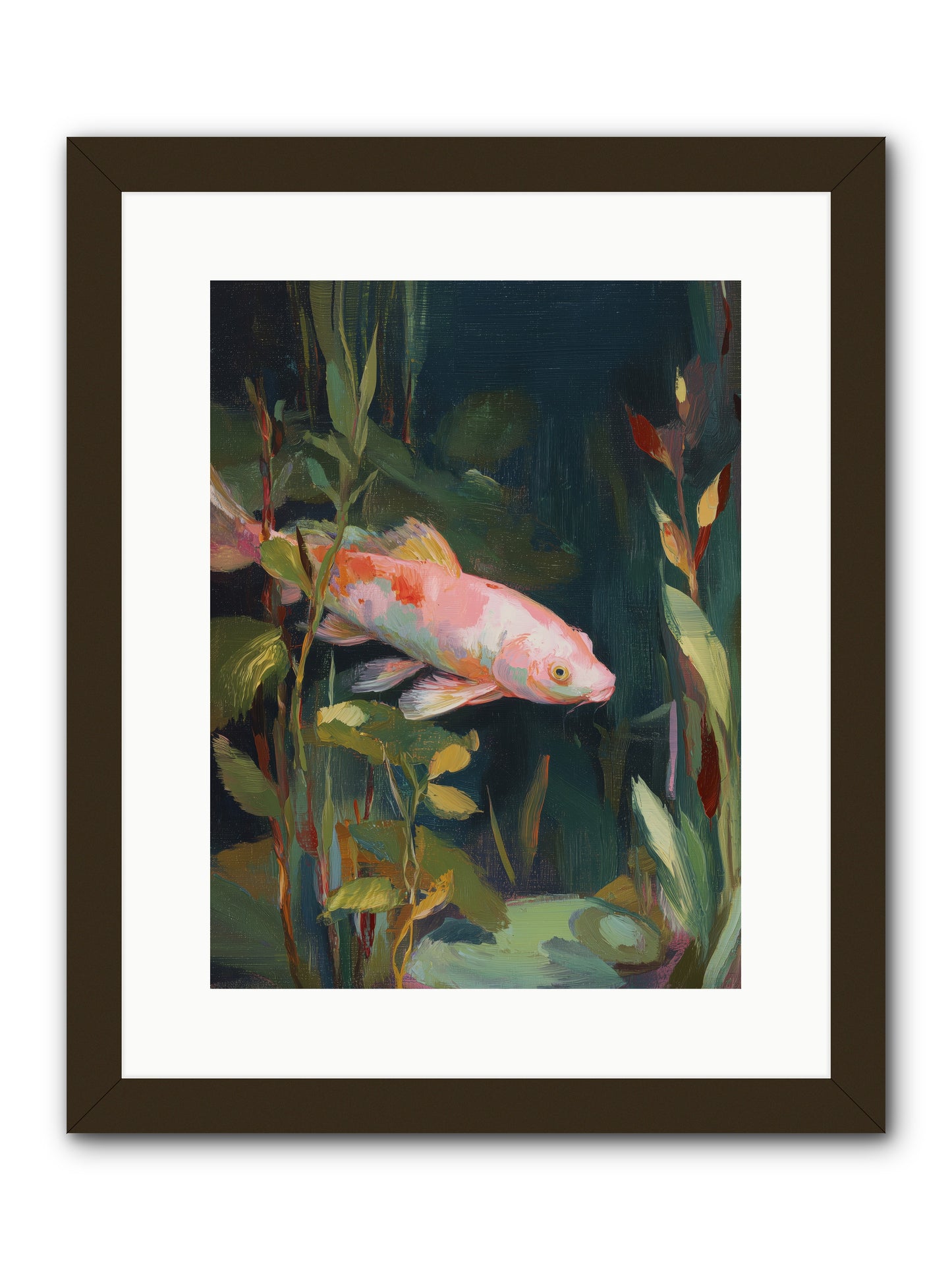 Shallow Seas -- Framed Print - Black 12x16