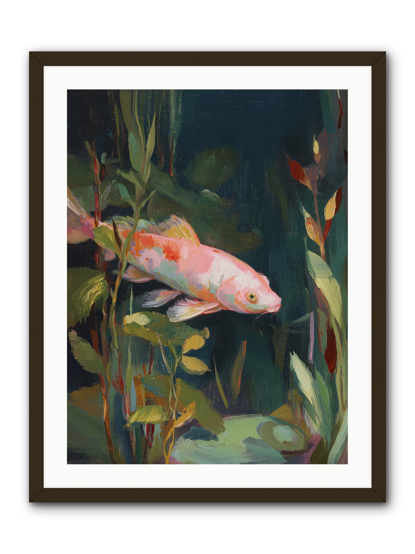 Shallow Seas -- Framed Print - Black 24x32