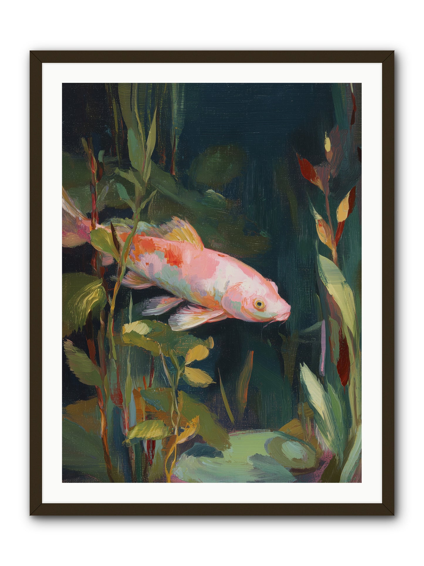 Shallow Seas -- Framed Print - Black 30x40