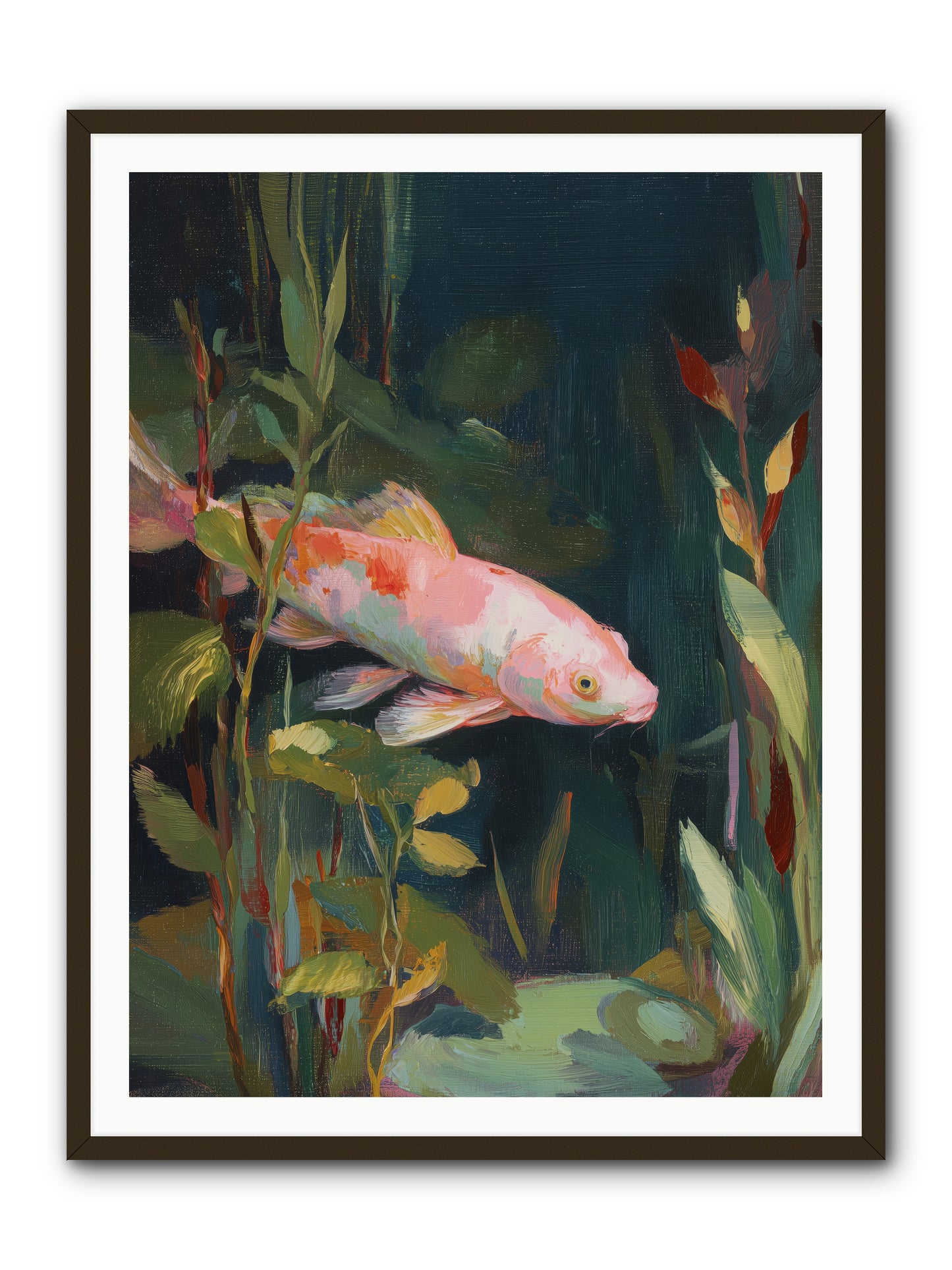 Shallow Seas -- Framed Print - Black 36x48