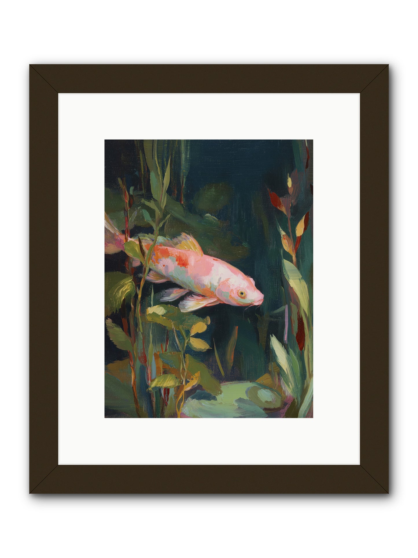 Shallow Seas -- Framed Print - Black 9x12