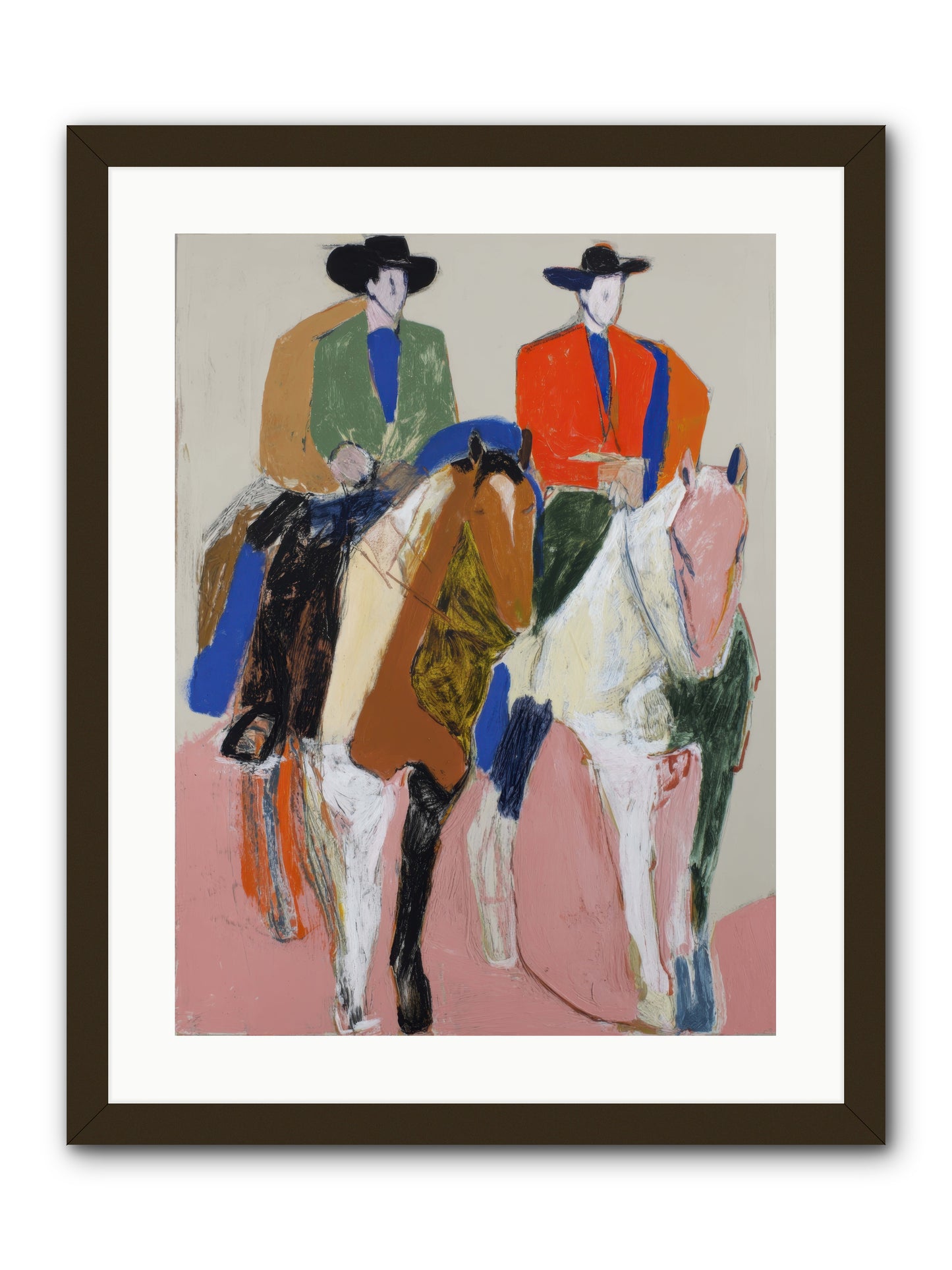 Shared Direction -- Framed Print - Black 18x24