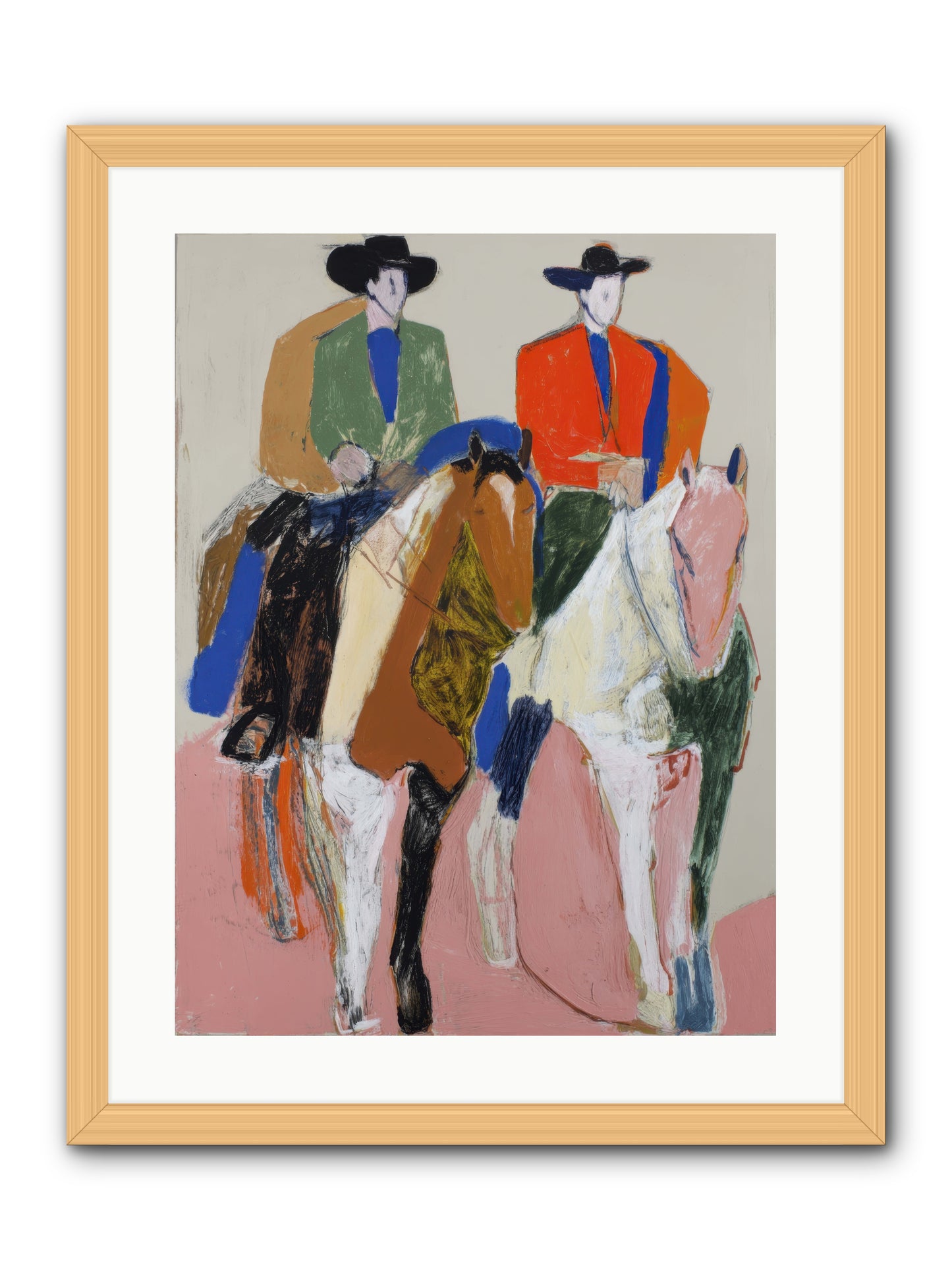 Shared Direction -- Framed Print - Natural 18x24