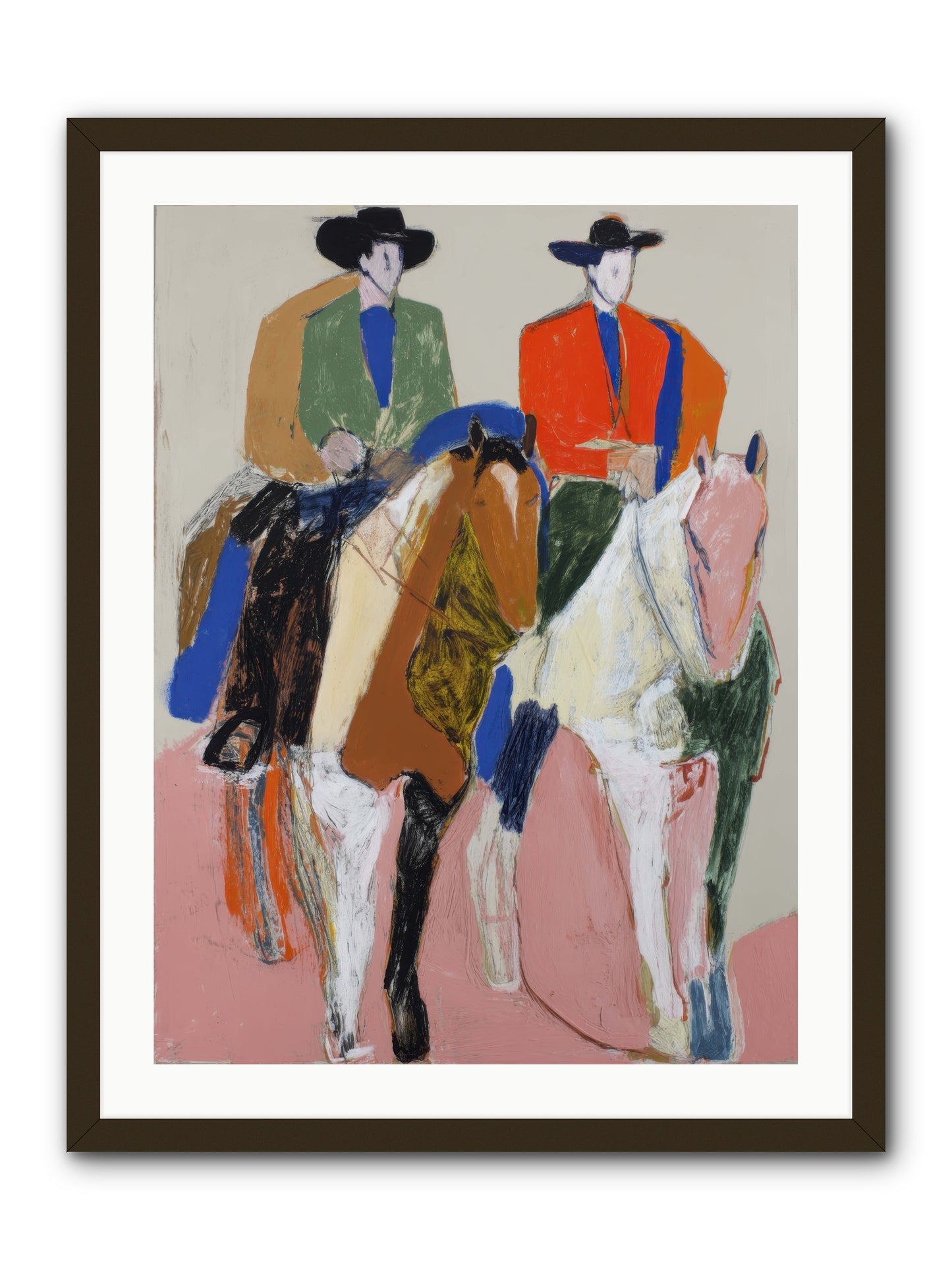 Shared Direction -- Framed Print - Black 24x32