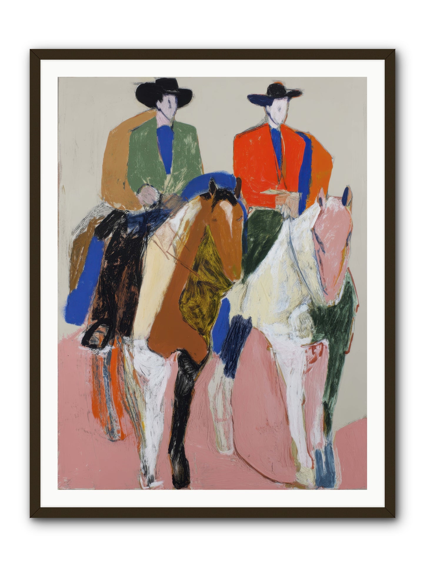 Shared Direction -- Framed Print - Black 36x48