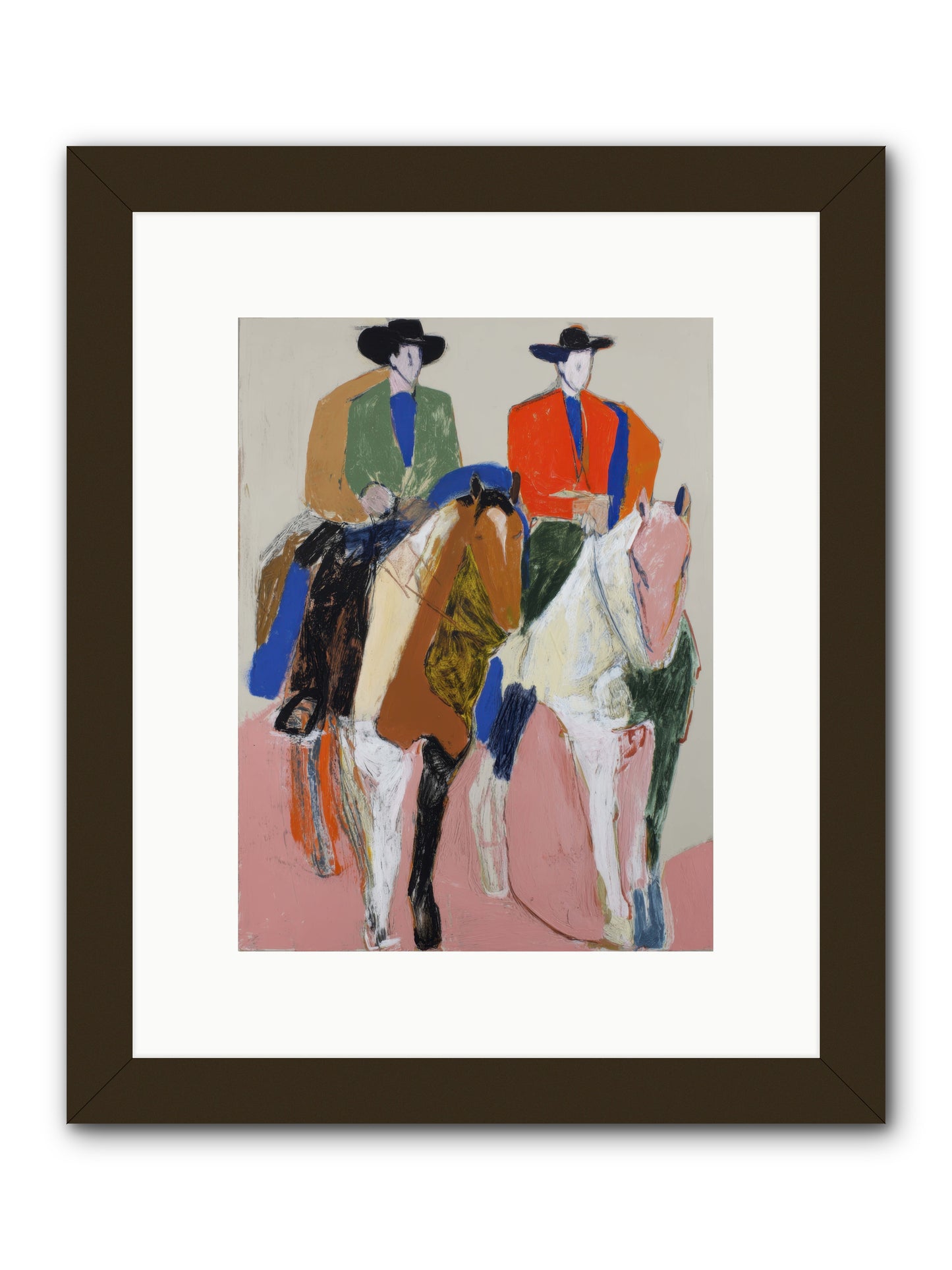 Shared Direction -- Framed Print - Black 9x12