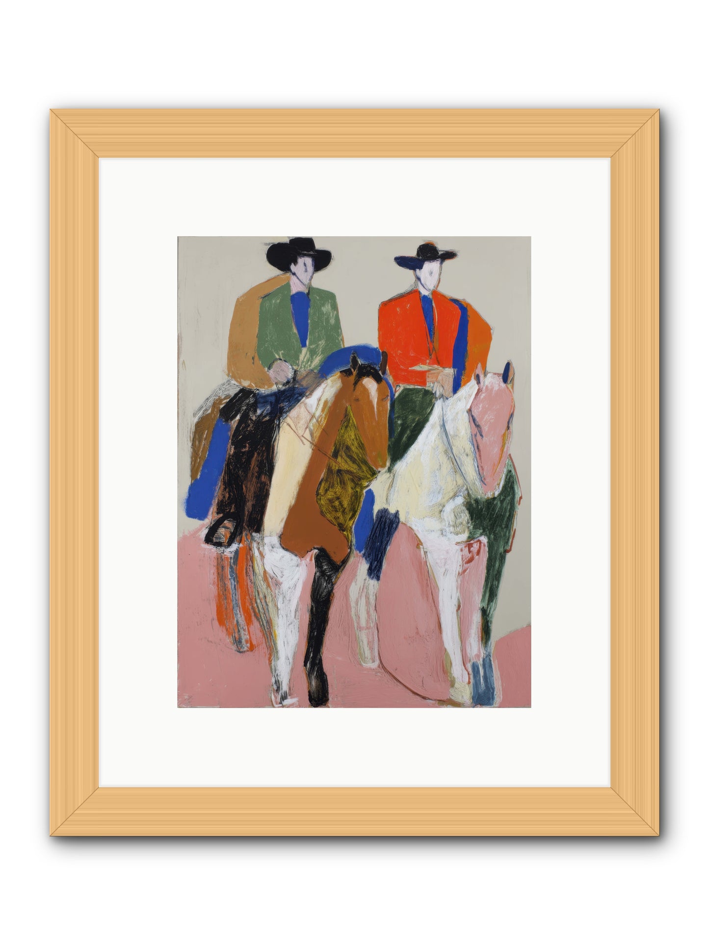 Shared Direction -- Framed Print - Natural 9x12