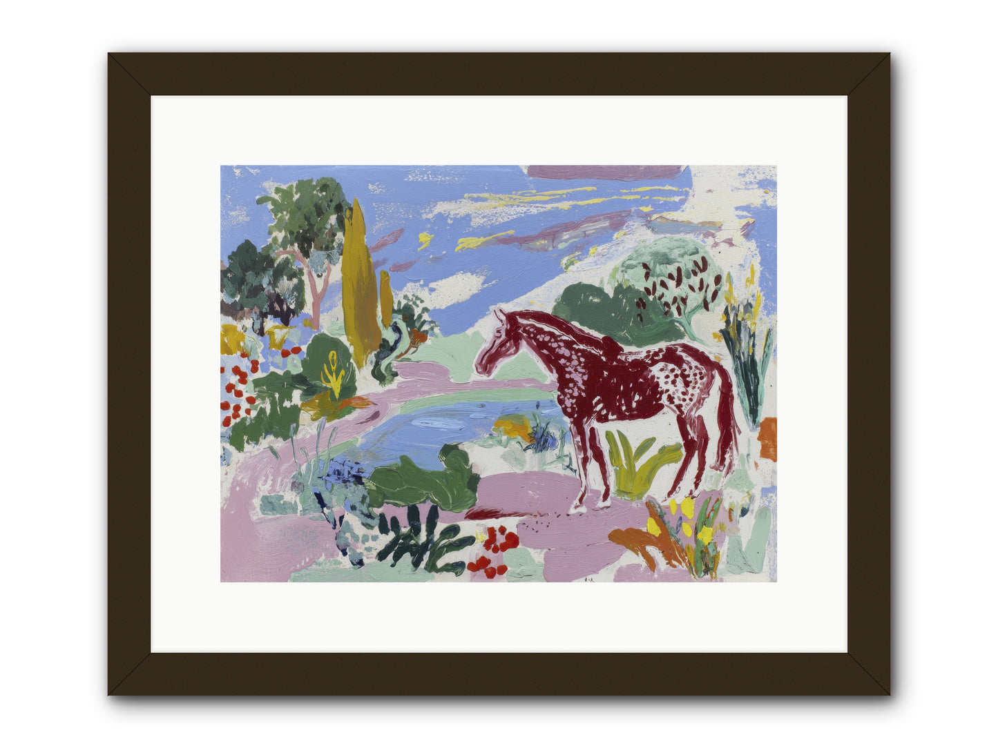 She Lingered There -- Framed Print - Black 16x12