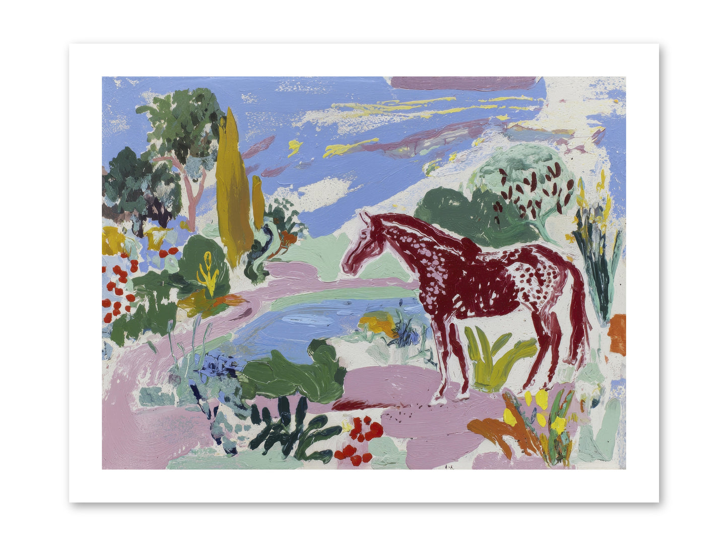 She Lingered There -- Loose Canvas Print 16x12